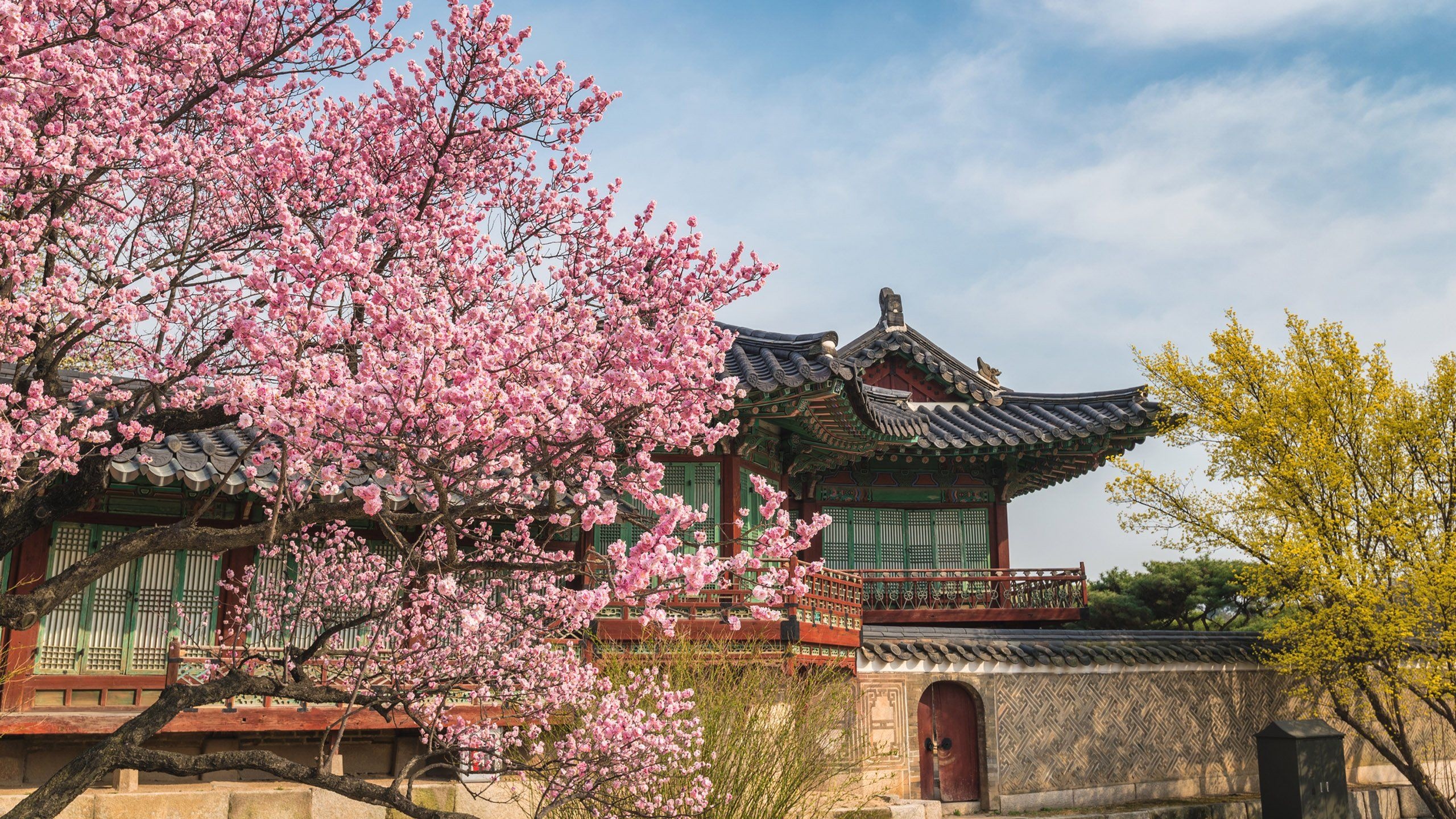 Jondeokjeong Pavilion, Seoul (Korea) Wallpaper, 2560x1440 HD Desktop