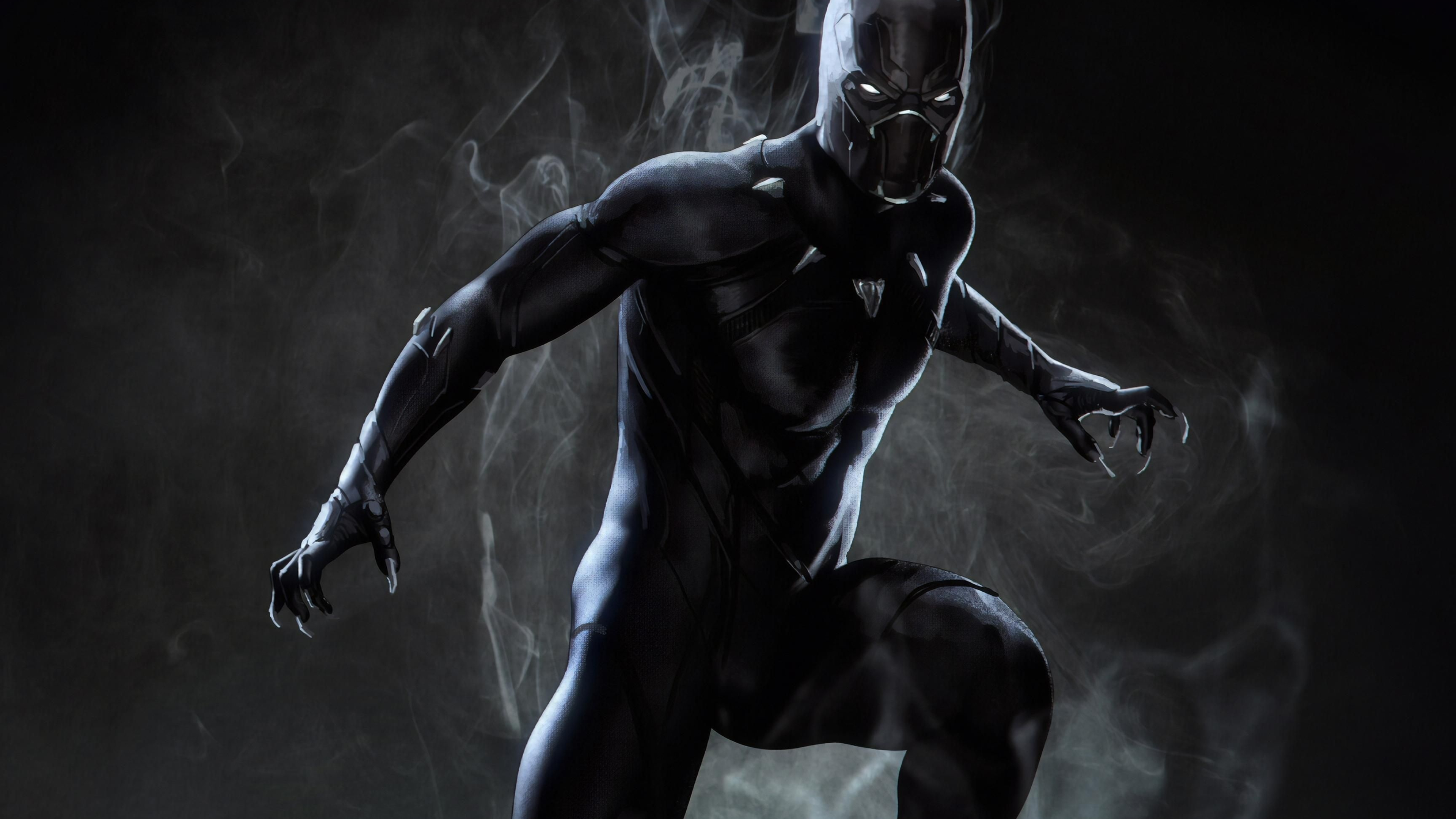 T'Challa, High-quality wallpapers, Marvel superhero, Black Panther movie, 3840x2160 4K Desktop