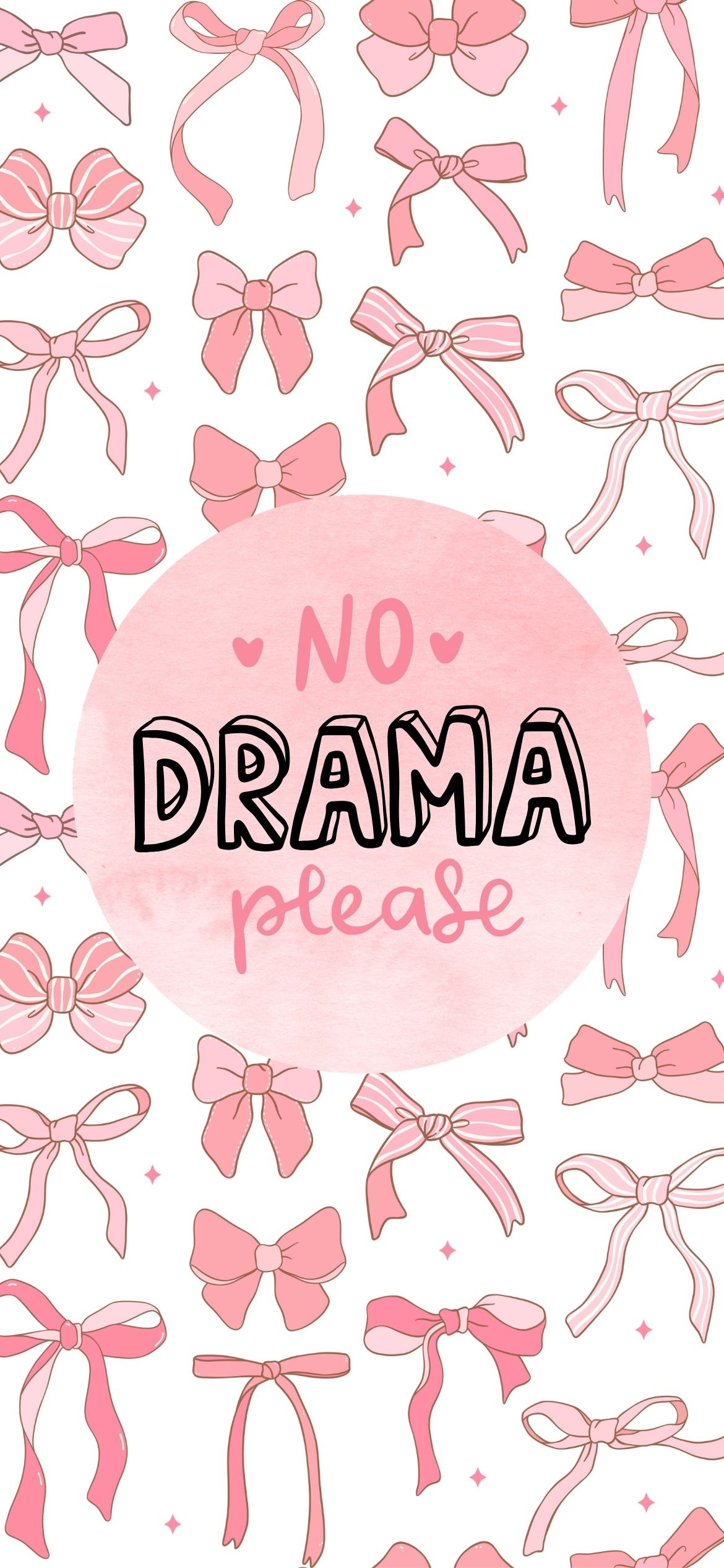 No Drama, Cute iPhone Backgrounds Wallpaper, 1170x2540 HD Phone