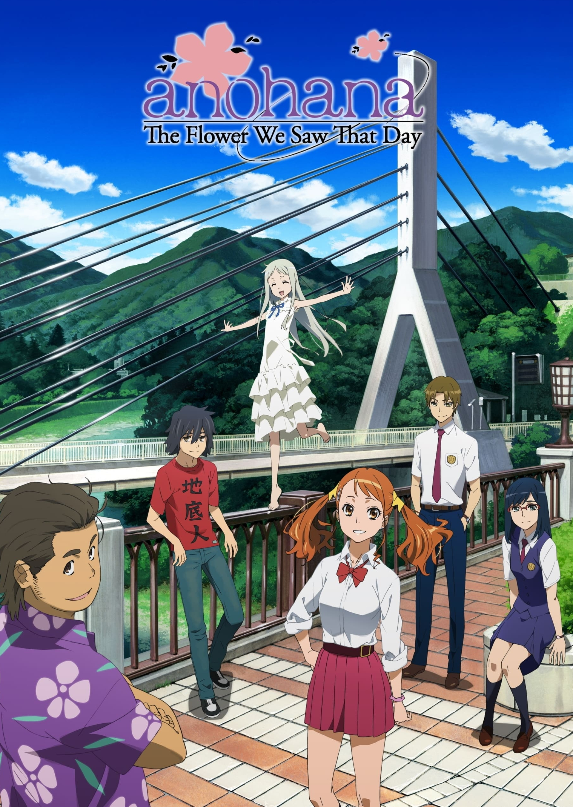 Anohana: The Flower We Saw That Day, TV series posters, The Movie Database, Anime series, 2000x2820 HD Phone