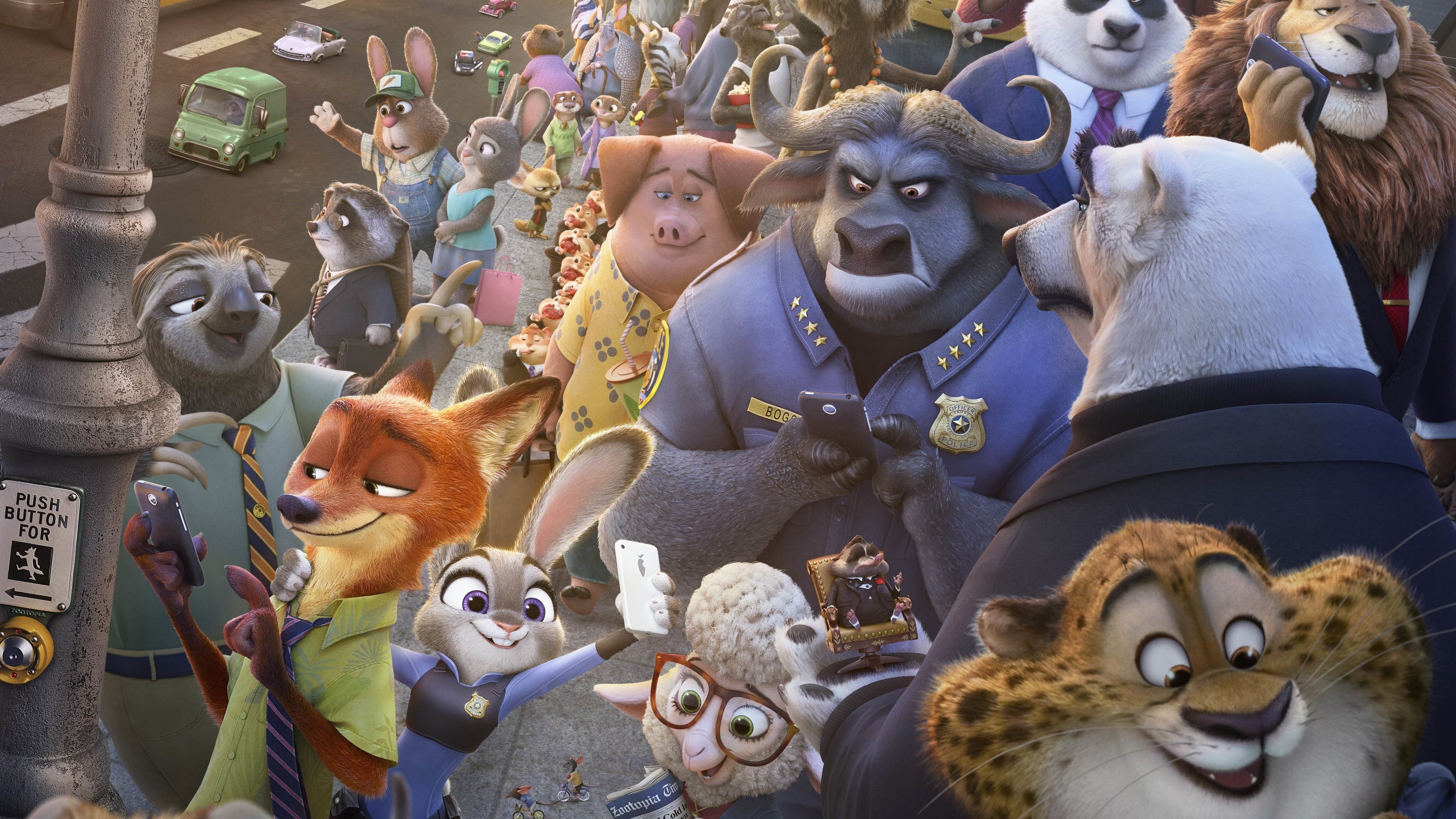 Zootopia, Disney Wallpaper, 3840x2160 4K Desktop