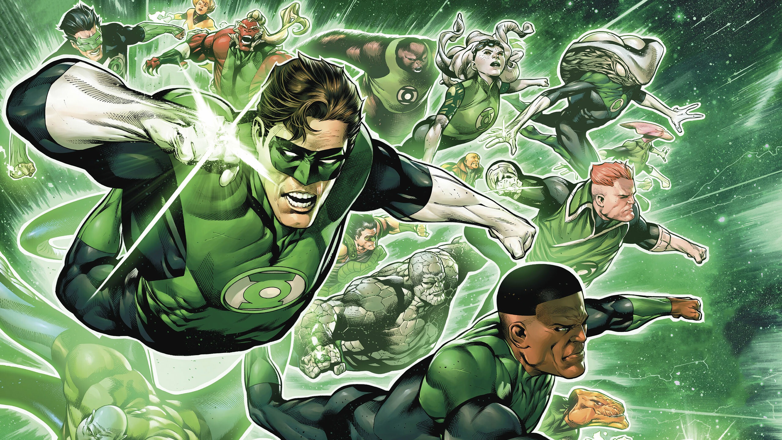 Green Lantern comics, HD wallpapers, Background image, Superhero power, 2560x1440 HD Desktop