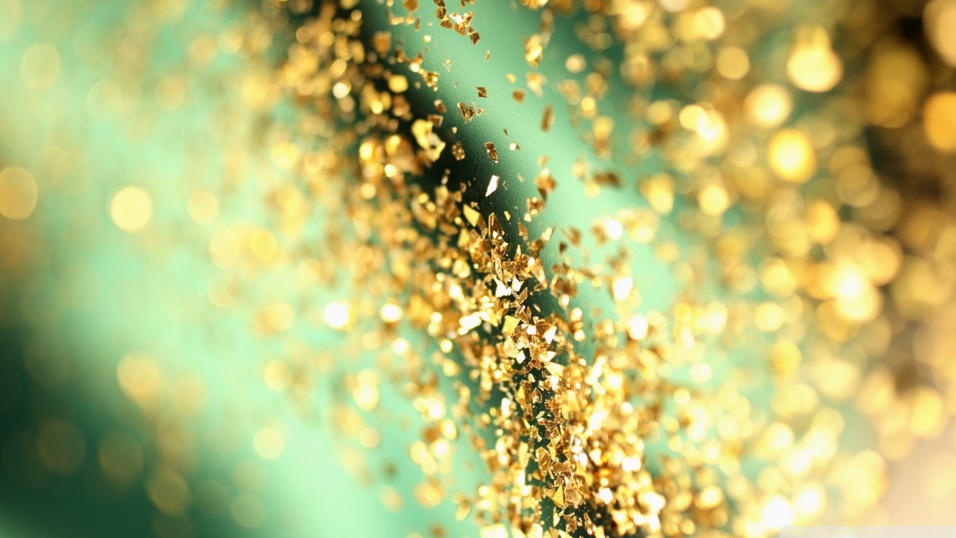 Bokeh wallpaper, Glitter gold, Desktop, mobile, and tablet, Glamorous and luxurious, 1920x1080 Full HD Desktop