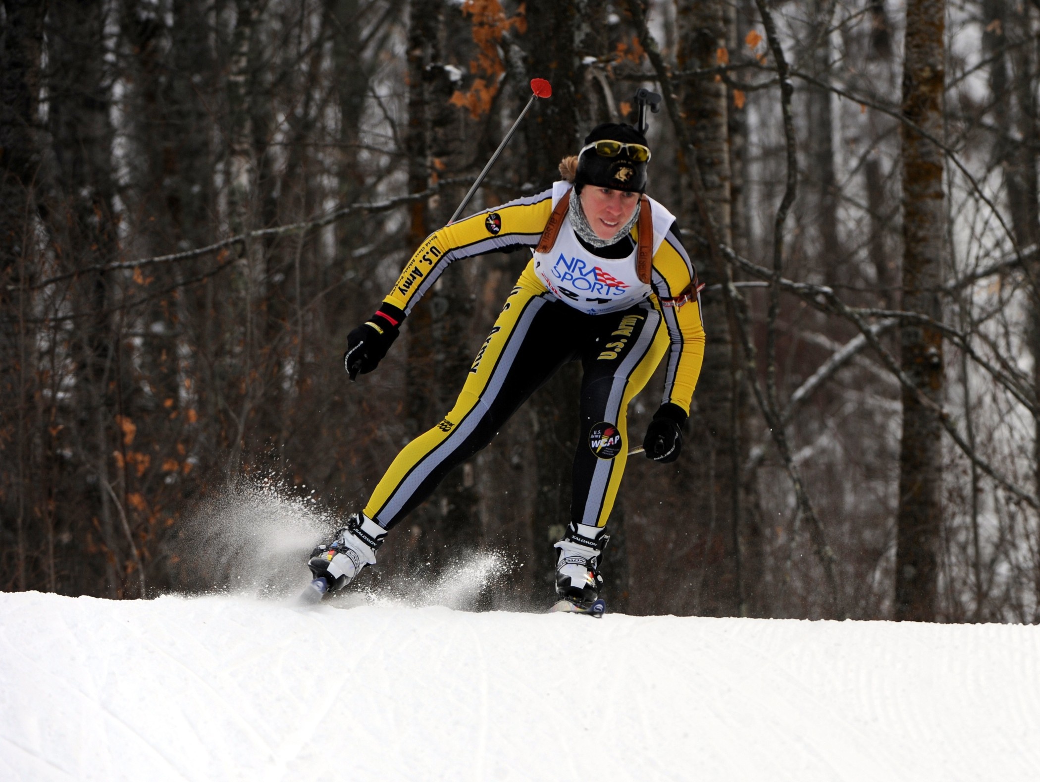 Susan Dunklee, Biathlon soldiers, World team trials, United States Army, 2100x1580 HD Desktop