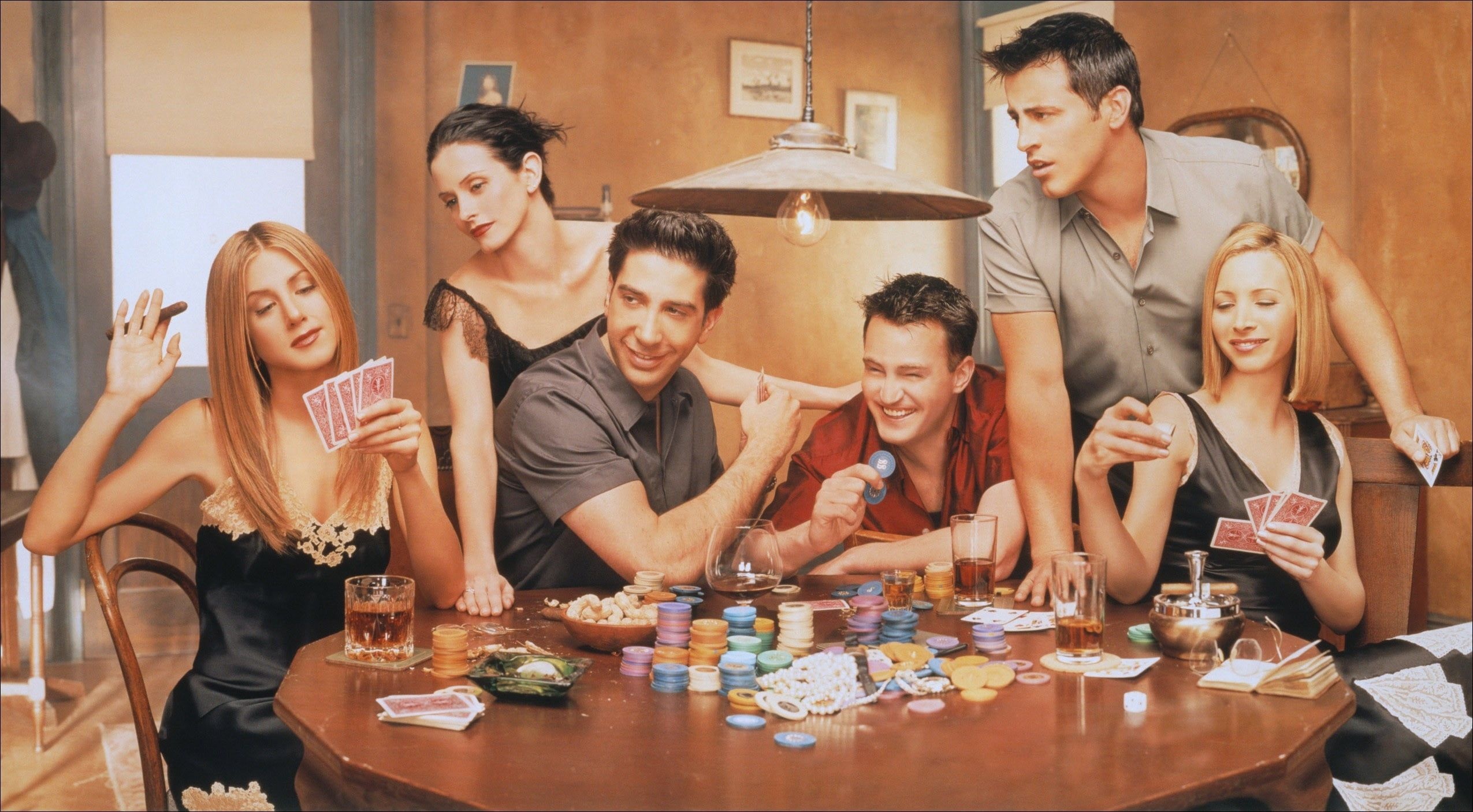 Friends, Table cards, Photoshoot, 2550x1410 HD Desktop