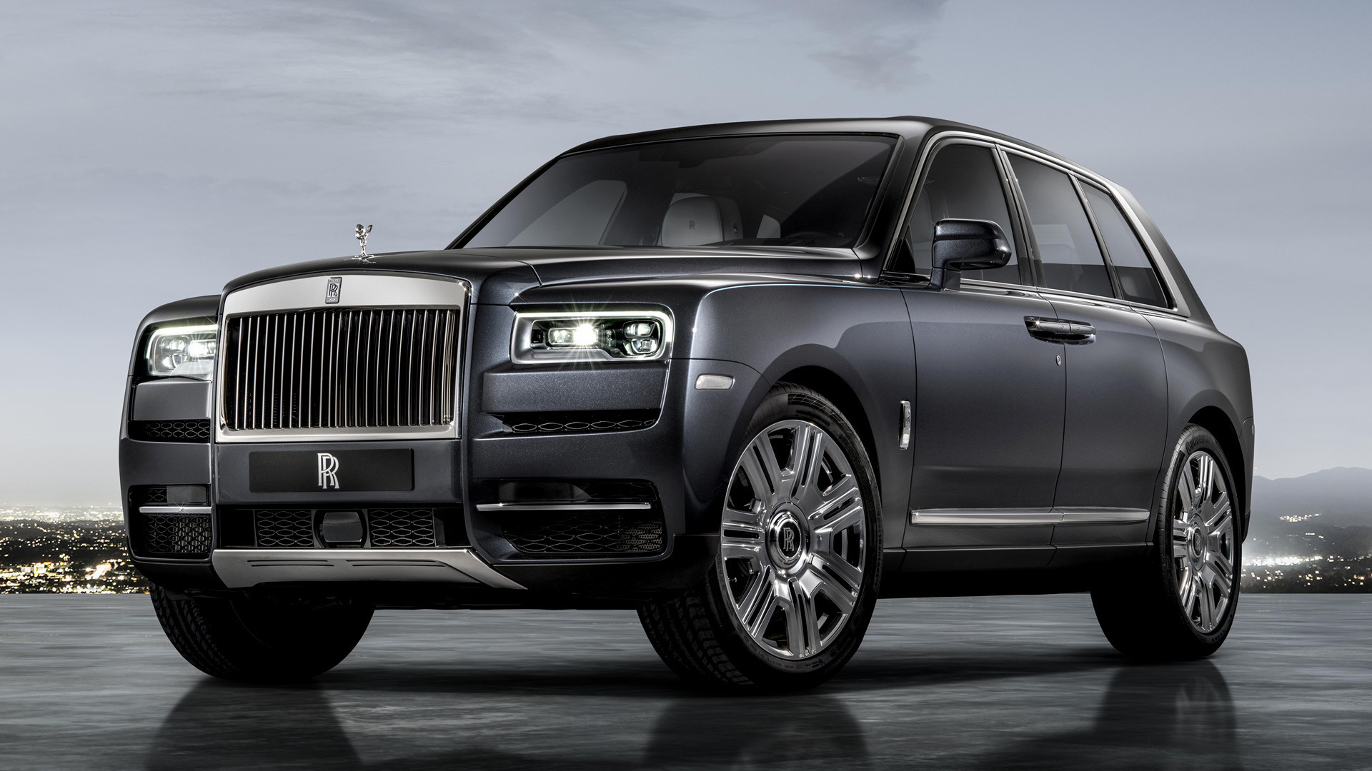 2018 Model, Rolls-Royce Cullinan Wallpaper, 1920x1080 Full HD Desktop