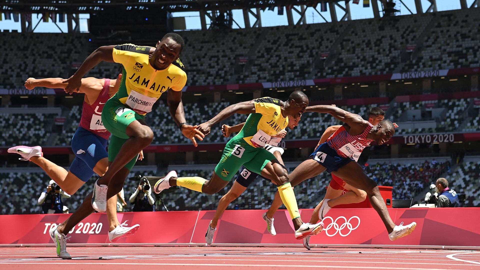 Tokyo 2020 Olympics, Grant Holloway Wallpaper, 1920x1080 Full HD Desktop