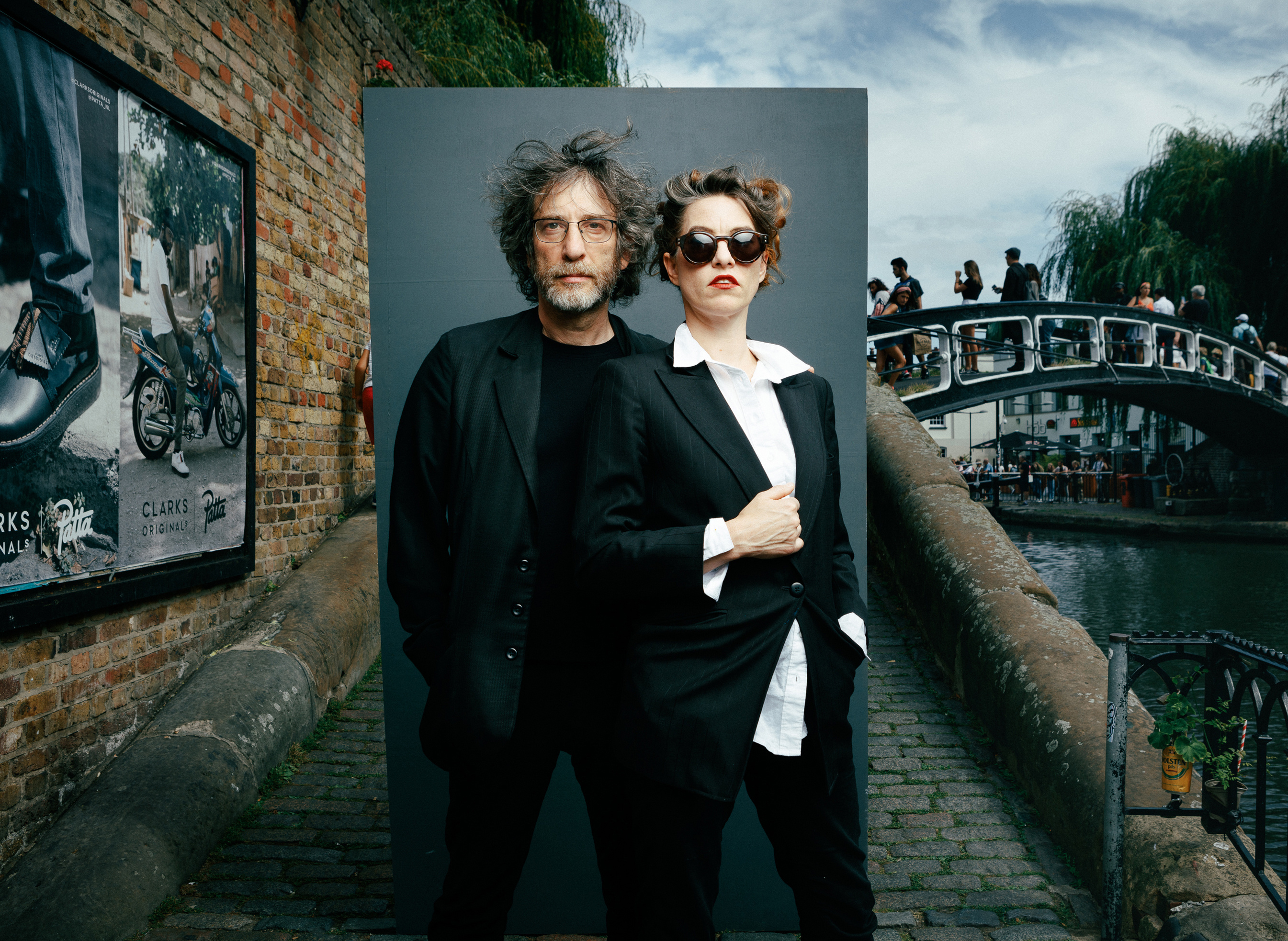 Amanda Palmer, Neil Gaiman, The Sunday Times Magazine, Charlie Clift, 2690x1970 HD Desktop