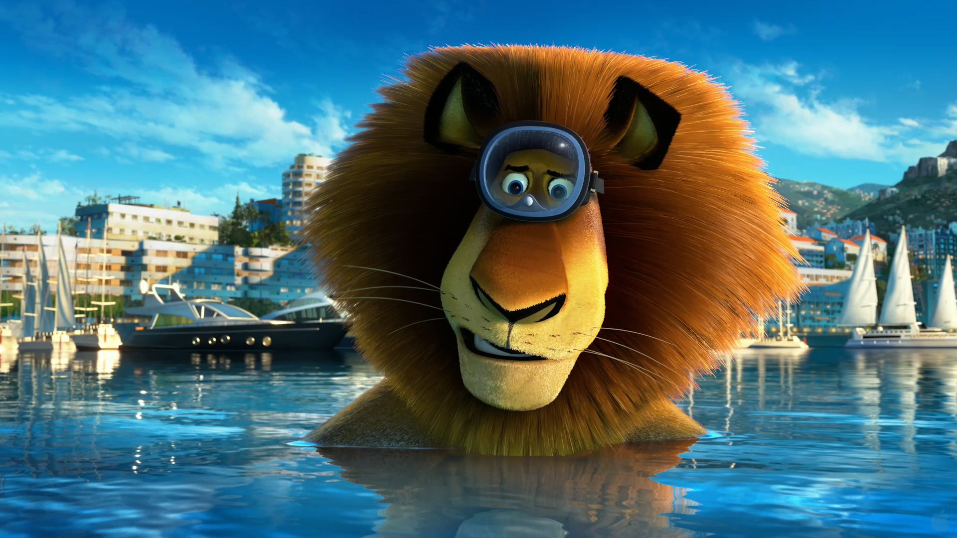 DreamWorks, Madagascar 3, Alex the lion, 1920x1080 Full HD Desktop