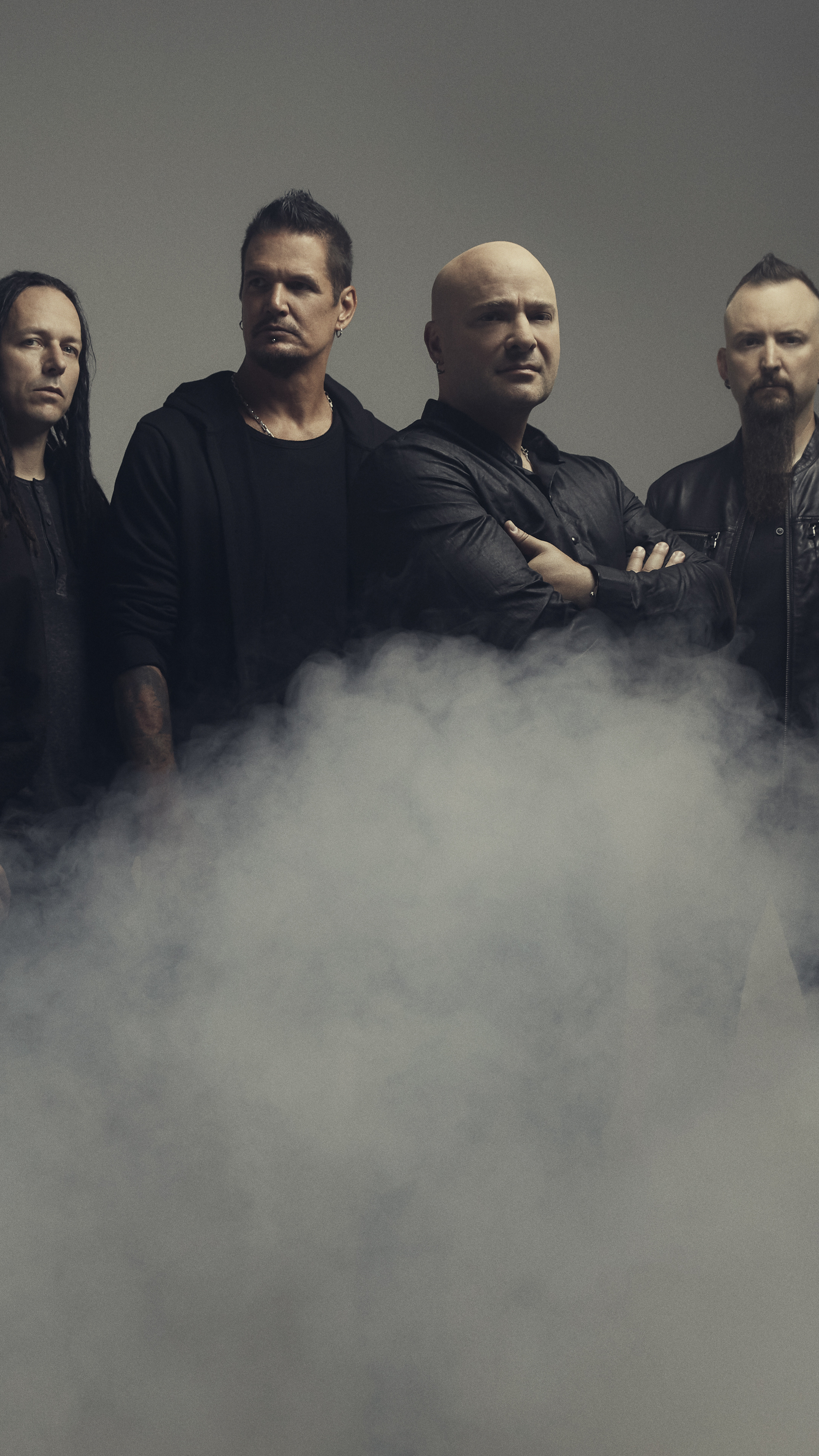 Disturbed band, Intense stage presence, Sony Xperia wallpapers, Captivating imagery, 2160x3840 4K Phone