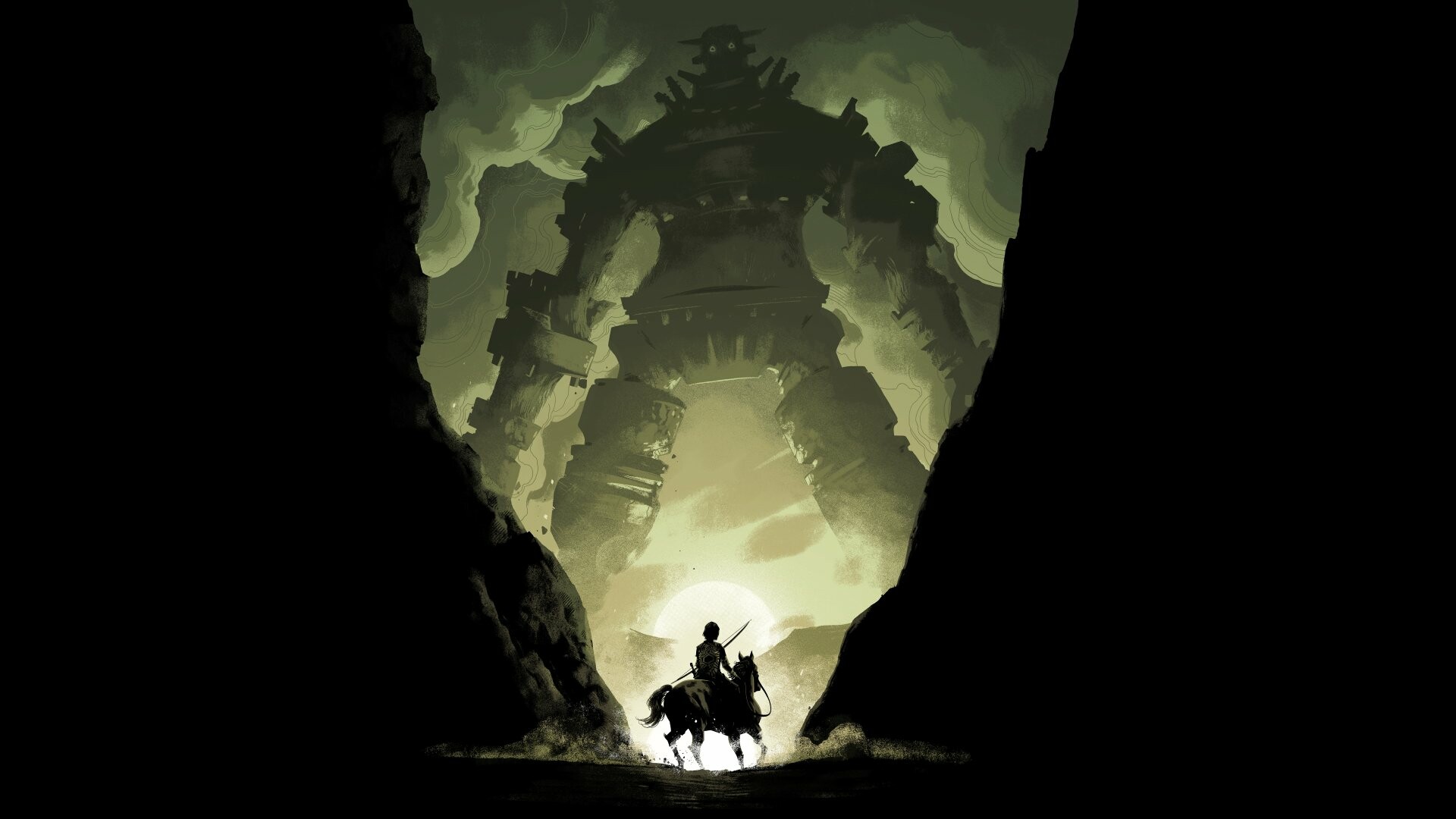 Shadow of the Colossus, Remastered edition, Striking visuals, Enthralling battles, 1920x1080 Full HD Desktop