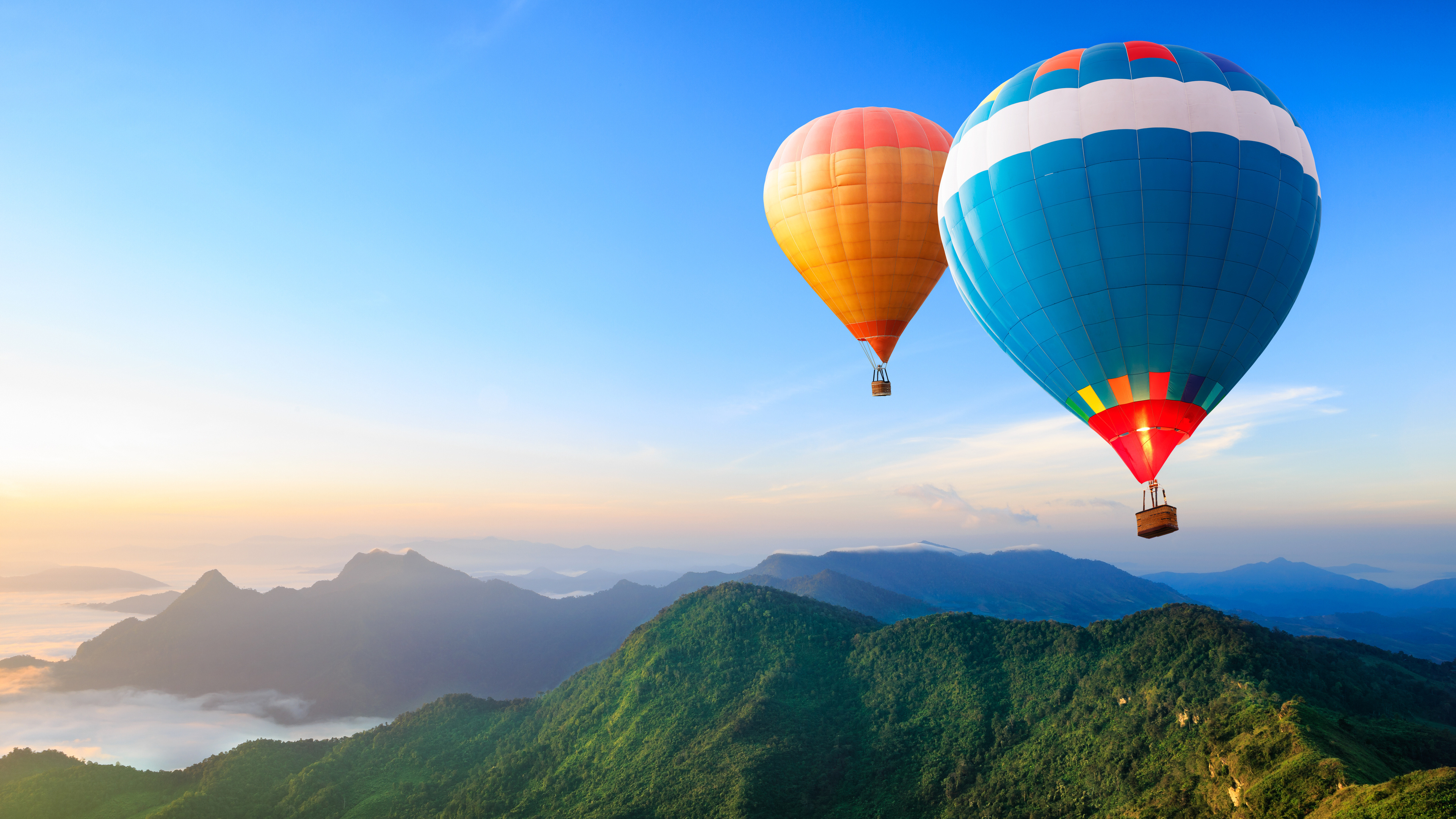 Hot Air Balloon, 4K Ultra HD, Wallpaper, Background, 3840x2160 4K Desktop