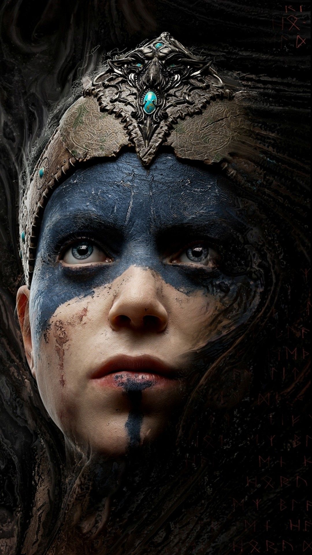 Hellblade, iPhone X wallpaper, Colorful portrait, Awe-inspiring, 1080x1920 Full HD Phone