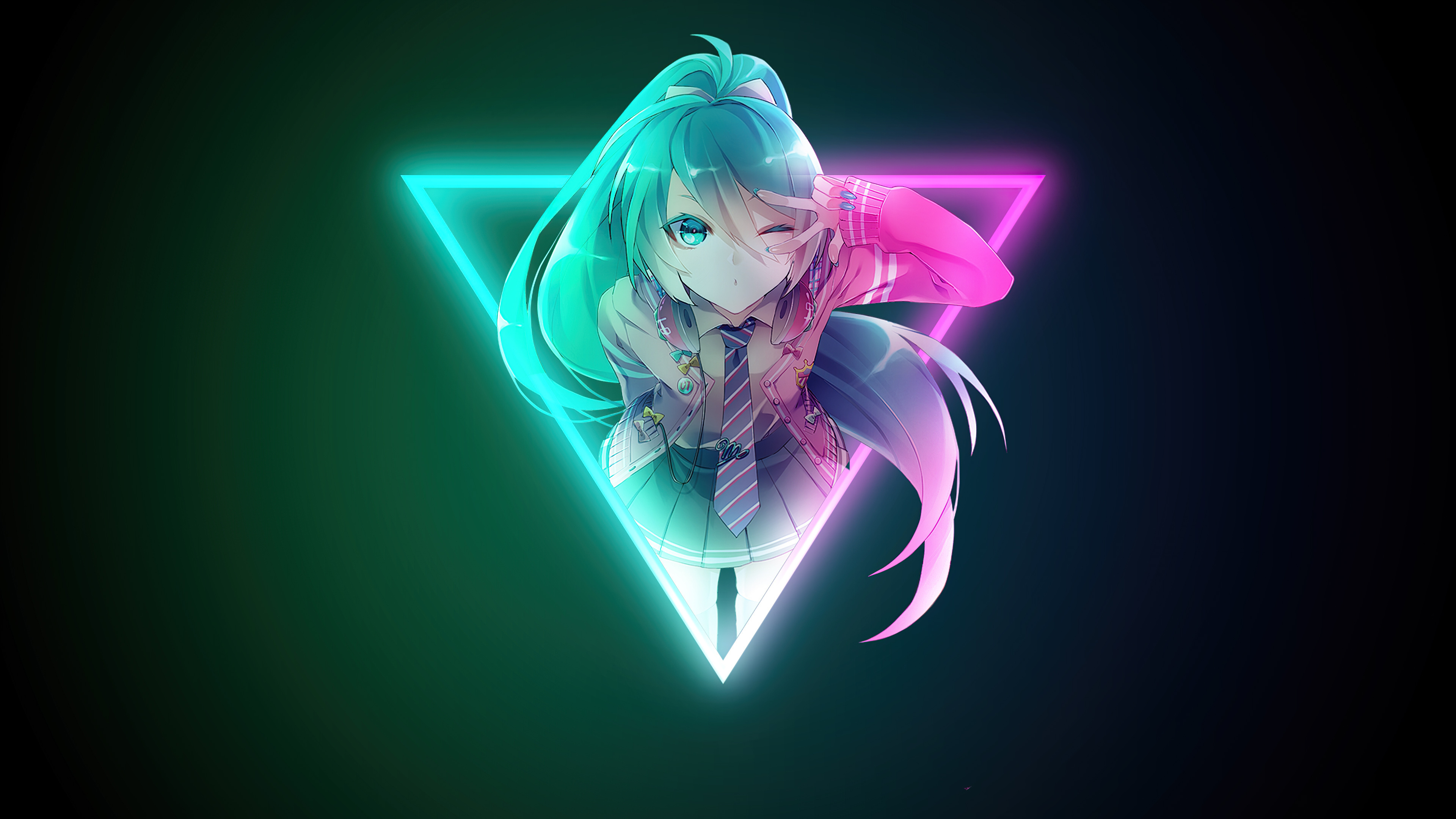 Hatsune Miku, 4K Backgrounds Wallpaper, 3840x2160 4K Desktop