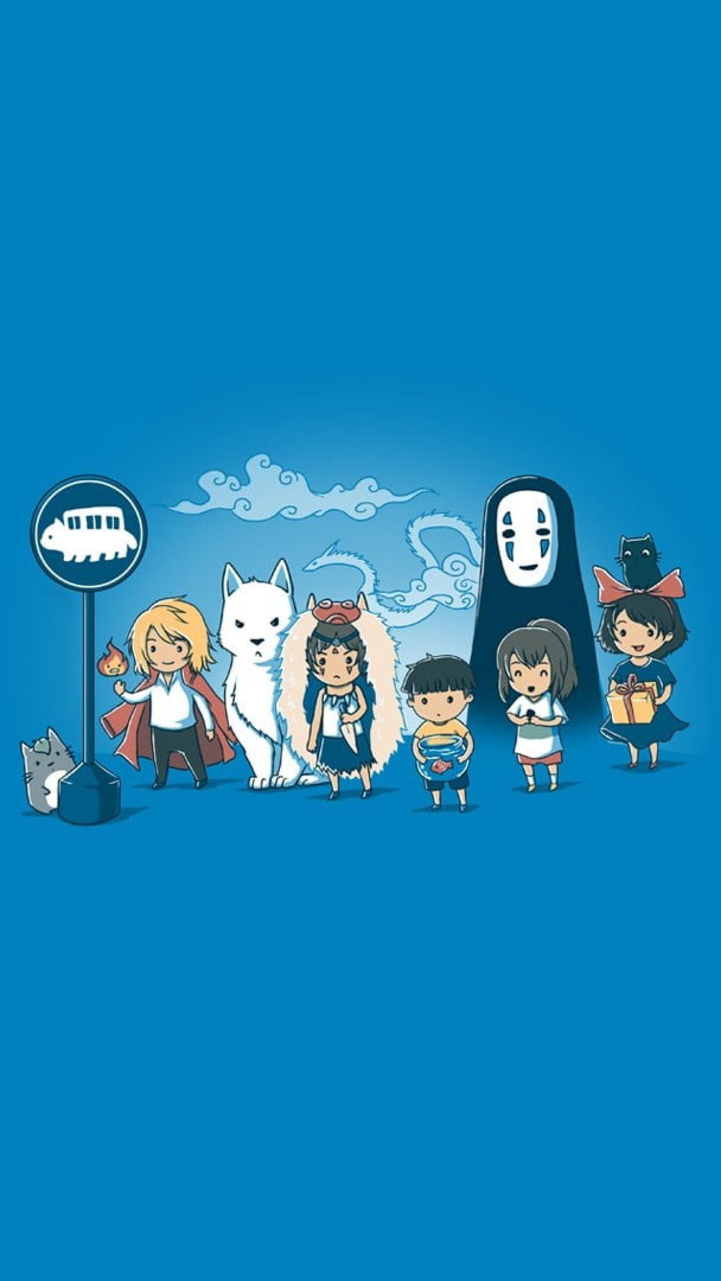 Studio Ghibli, Spirited Away Characters, My Neighbor Totoro Wallpaper, 1440x2560 HD Phone