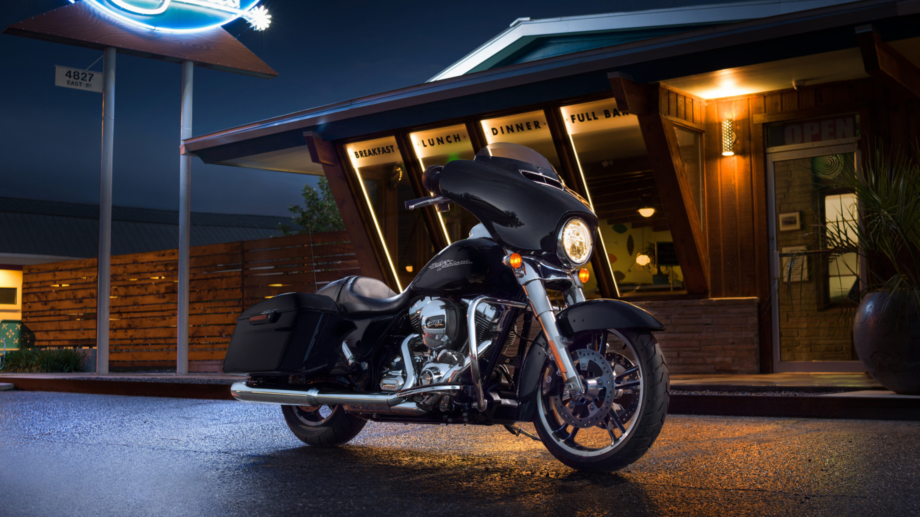 Touring Street Glide, Harley-Davidson Glide Wallpaper, 3840x2160 4K Desktop