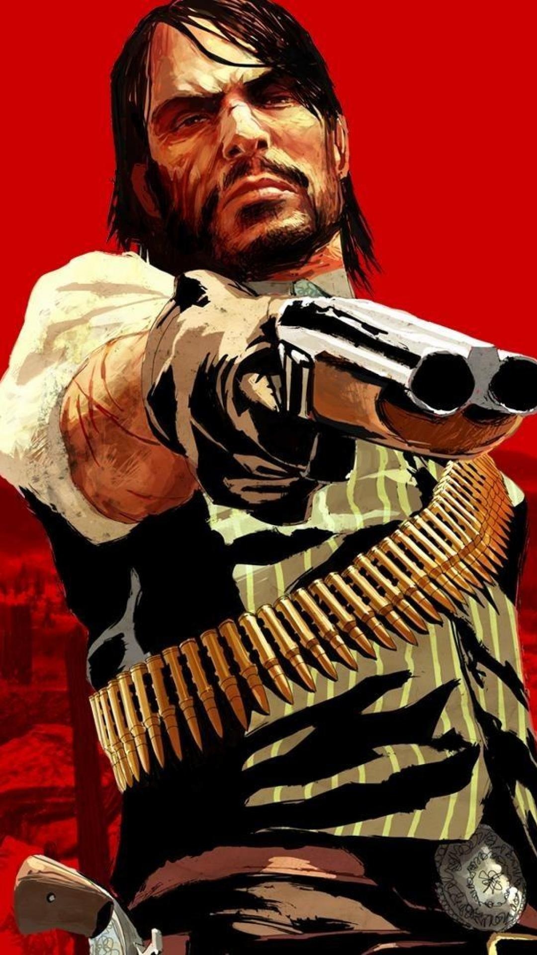 John Marston, Free download, Red dead redemption, Desktop, mobile, 1080x1920 Full HD Phone