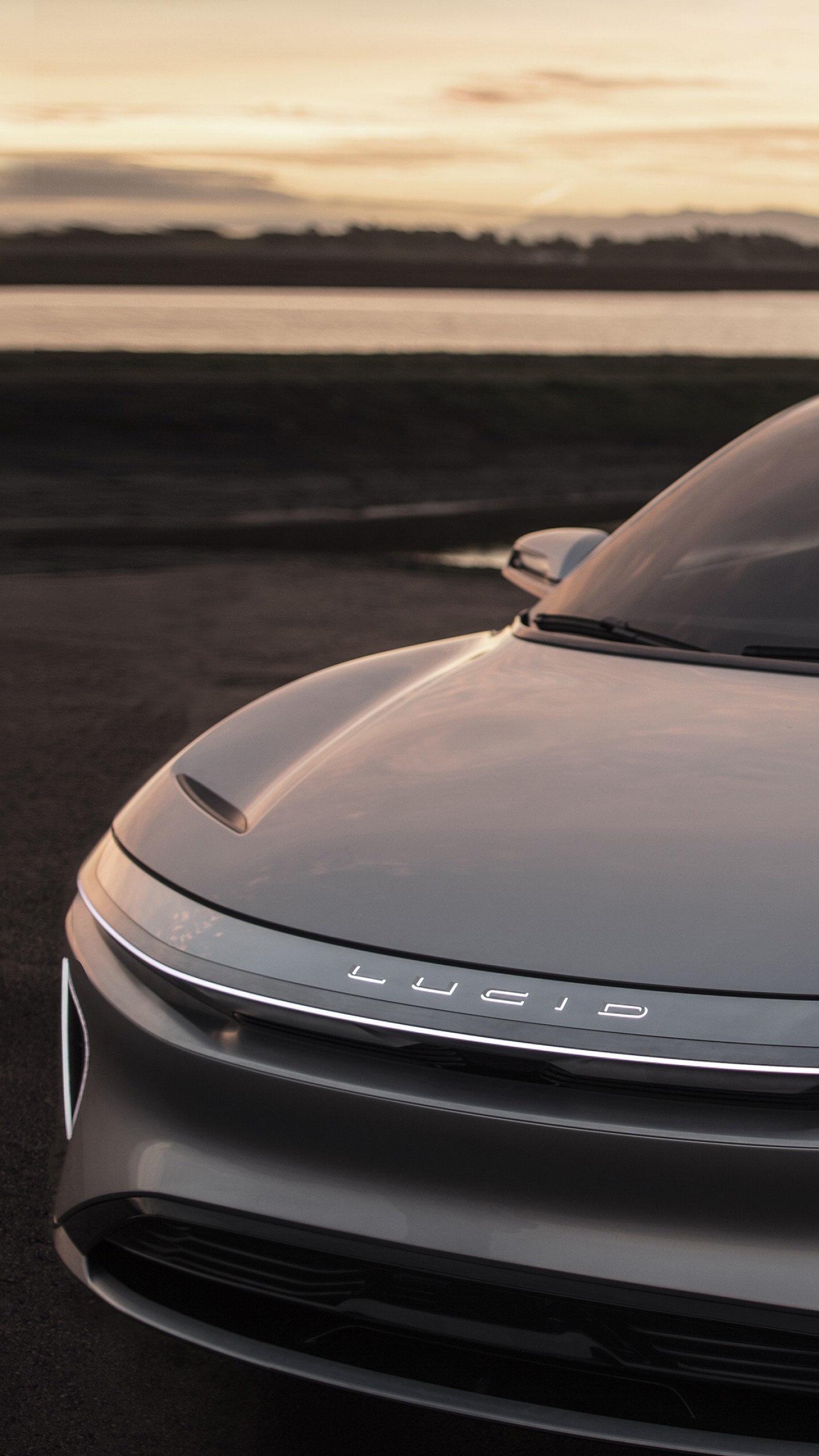 Lucid Motors, Electric luxury cars, Cutting-edge technology, Futuristic design, 1440x2560 HD Phone