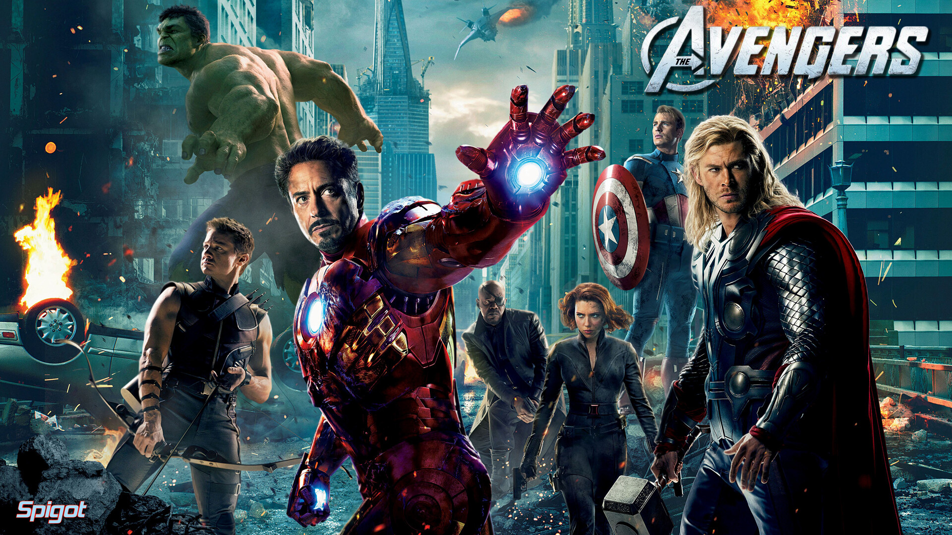 Avengers, George Spigots' blog, Marvel wallpaper, Heroic ensemble, 1920x1080 Full HD Desktop