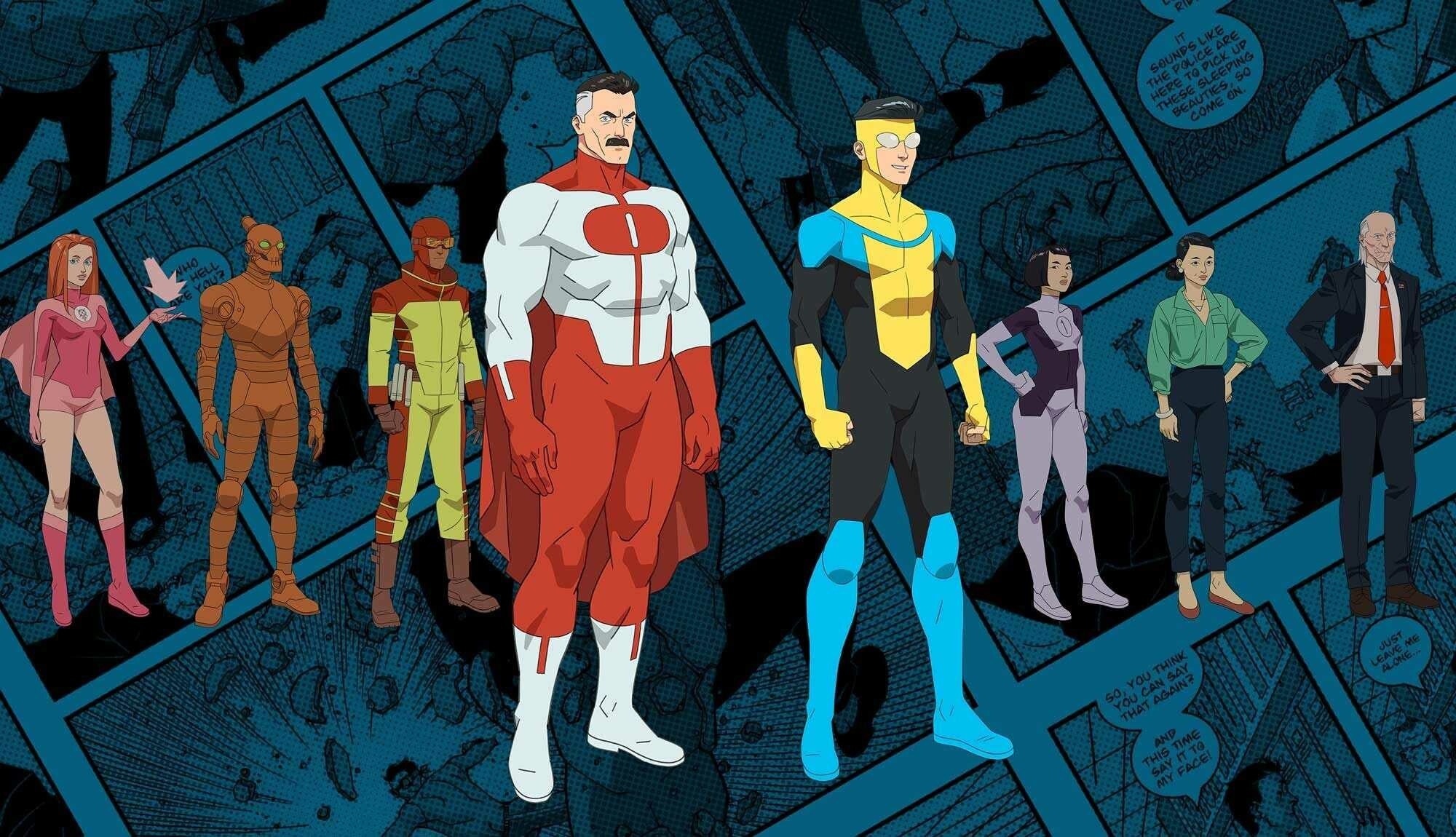 Invincible, Wallpaper, Free HD wallpapers, Animation, 2000x1150 HD Desktop