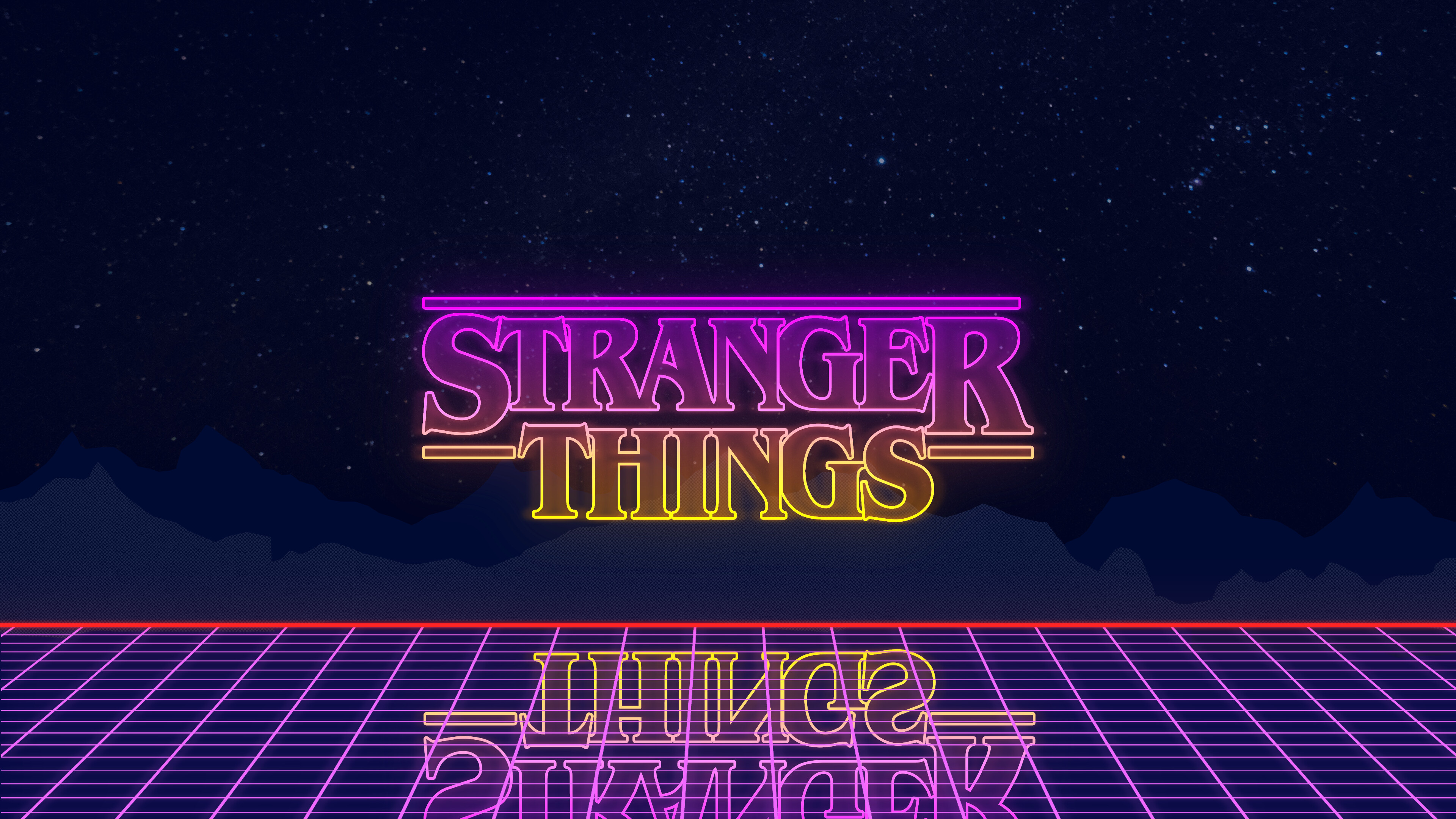 Stranger Things, GTS Outrun, Wallpaper, 3840 x 2160, 3840x2160 4K Desktop