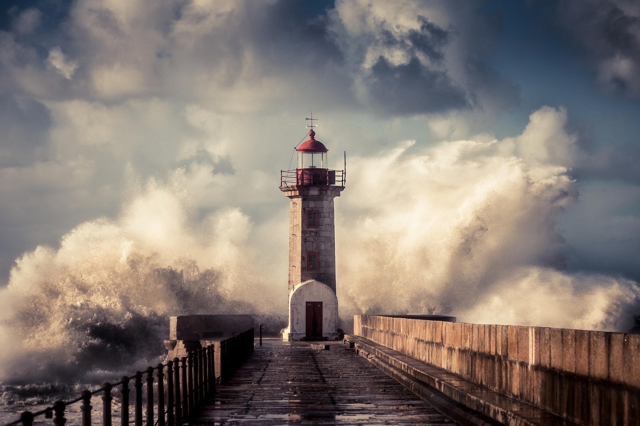 Storm, Lighthouses Wallpaper, 2050x1370 HD Desktop