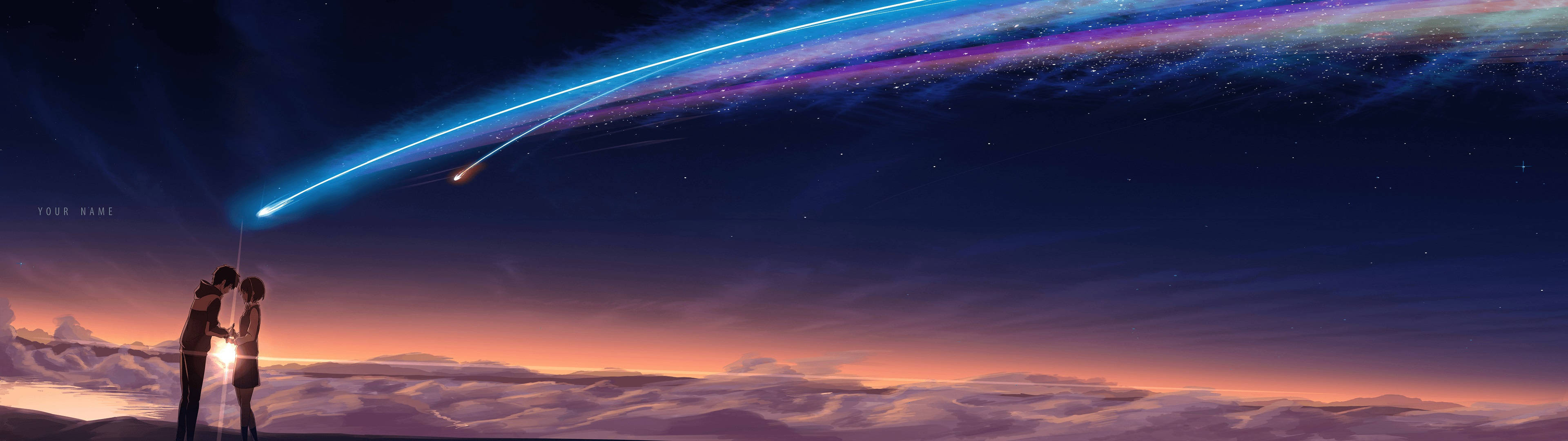 Your Name anime, Dual Monitor Wallpaper, 3840x1080 Dual Screen Desktop