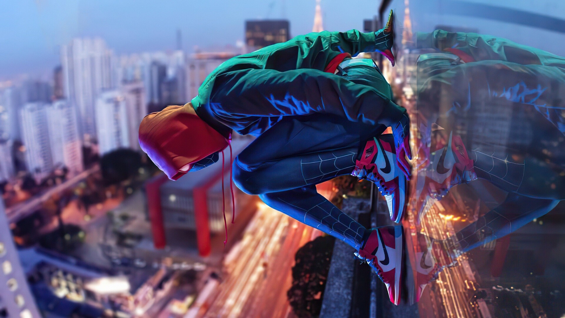 Earth-TRN700, Spider-Man: Into the Spider-Verse Wallpaper, 1920x1080 Full HD Desktop