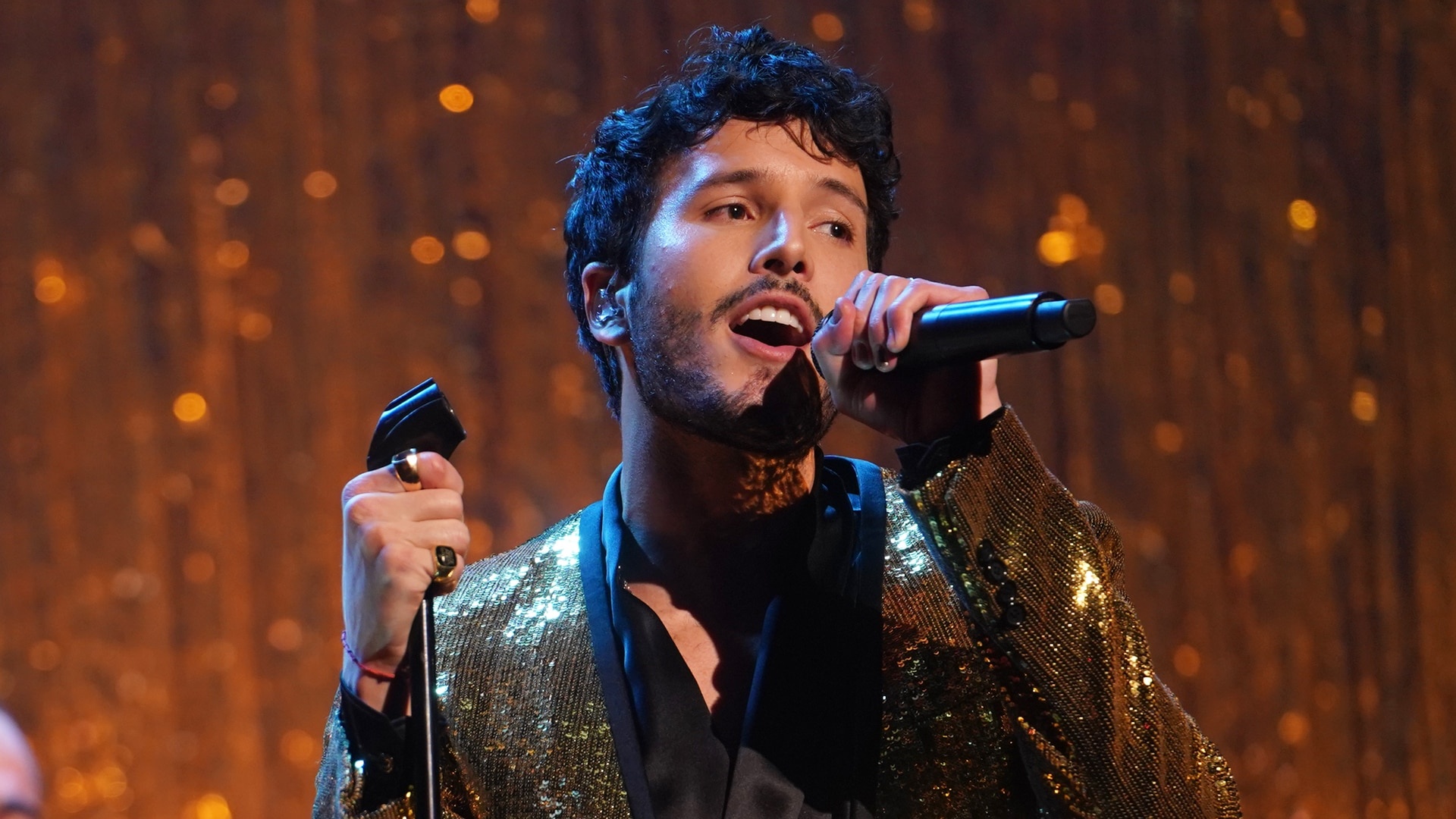 Sebastian Yatra, Tonight Show highlight, Tacones Rojos performance, Musical talent, 1920x1080 Full HD Desktop