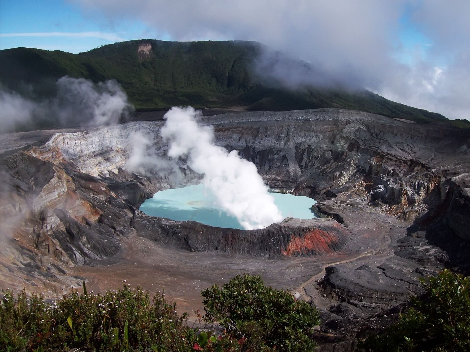 Poas Volcano, Stunning cityscape photos, Guatemalan travel destination, Costa Rican adventure, 1920x1440 HD Desktop