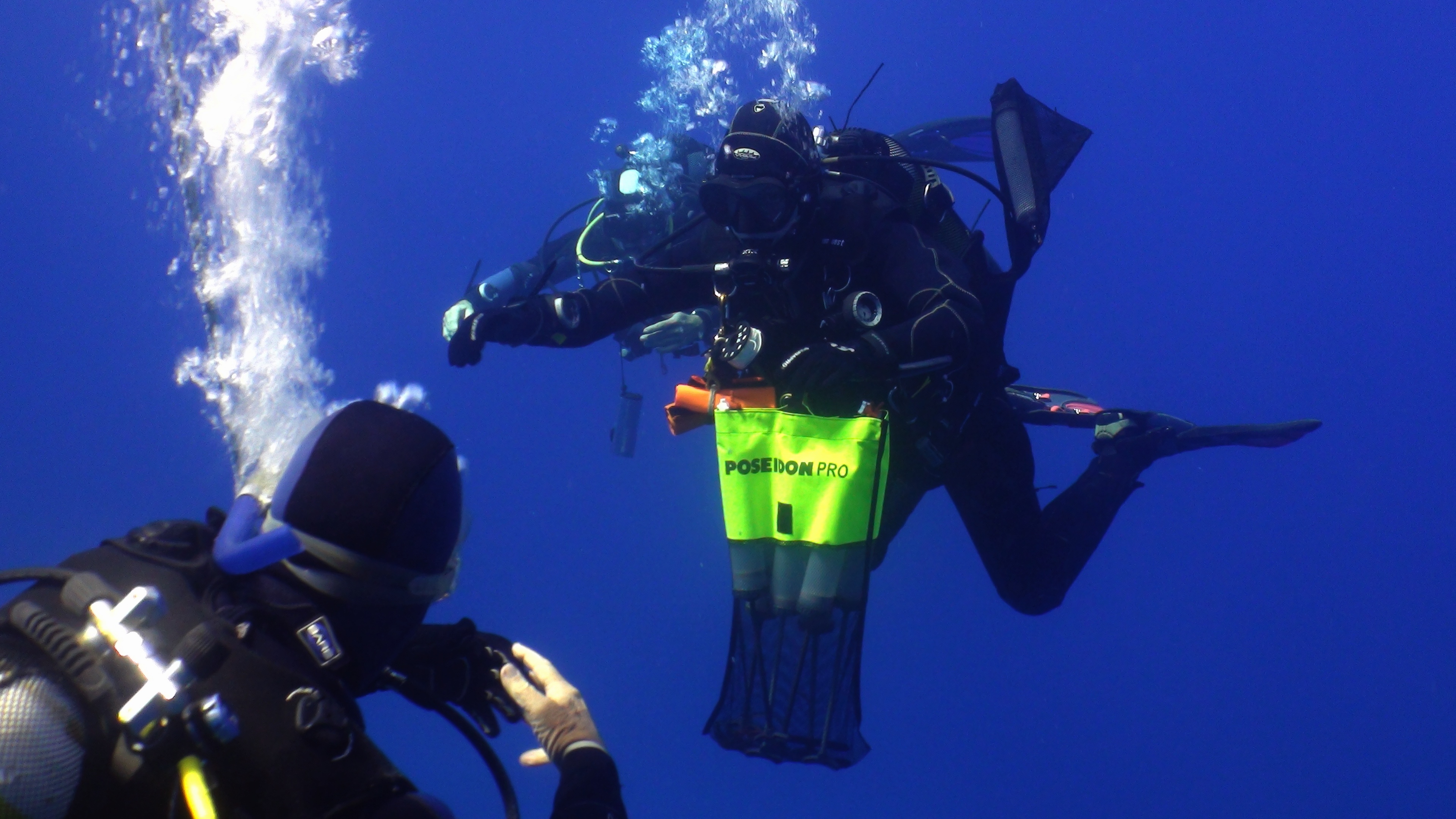 Scientific divers training, TU Bergakademie Freiberg, Underwater research, Dive certifications, 3840x2160 4K Desktop