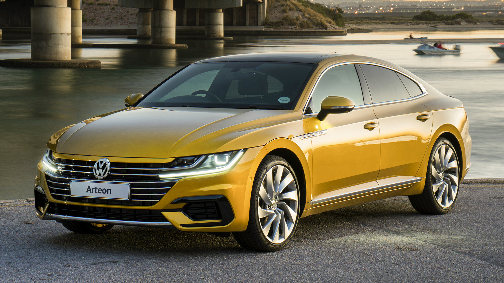 Volkswagen Arteon, R-line edition, 2018 model, Stylish design, 1920x1080 Full HD Desktop