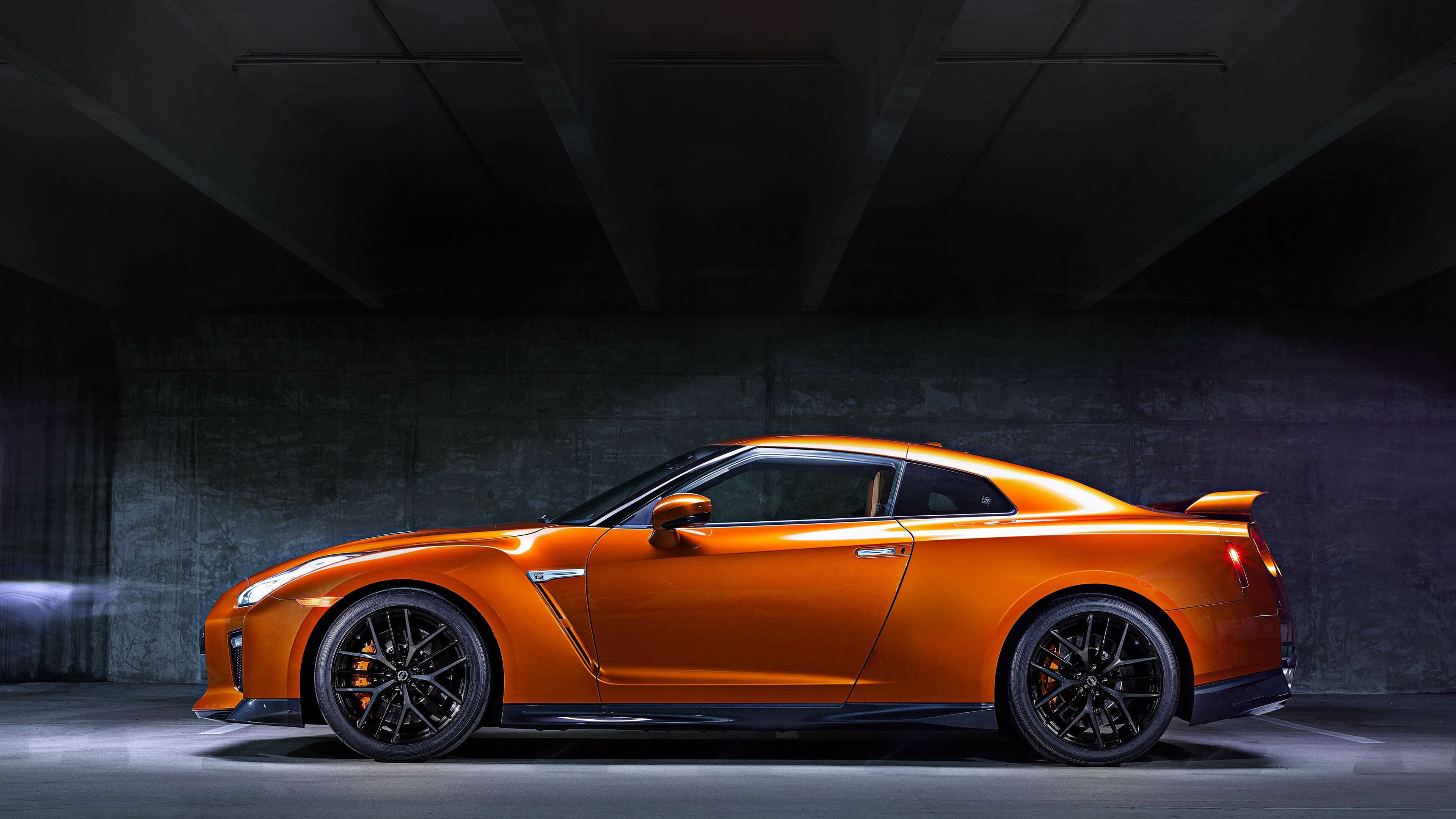 Nissan GTR, Side view glory, UHD wallpaper, Desktop gem, 3840x2160 4K Desktop