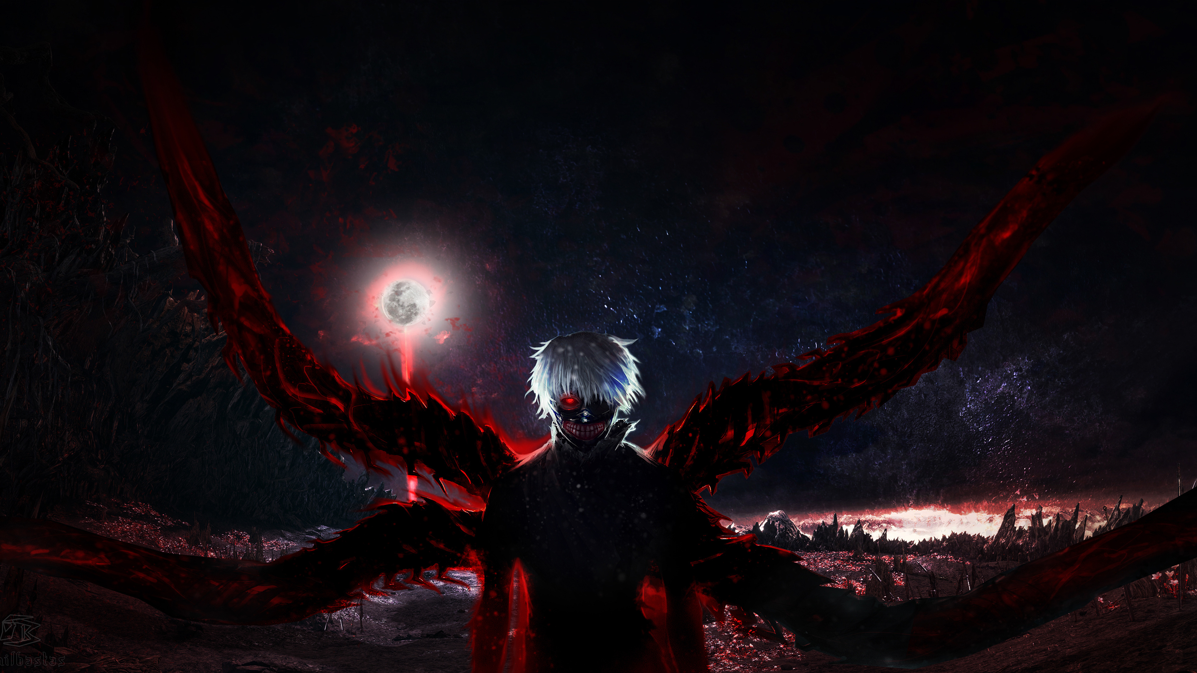 150 4K, Ken Kaneki, Wallpapers, Images, 3840x2160 4K Desktop