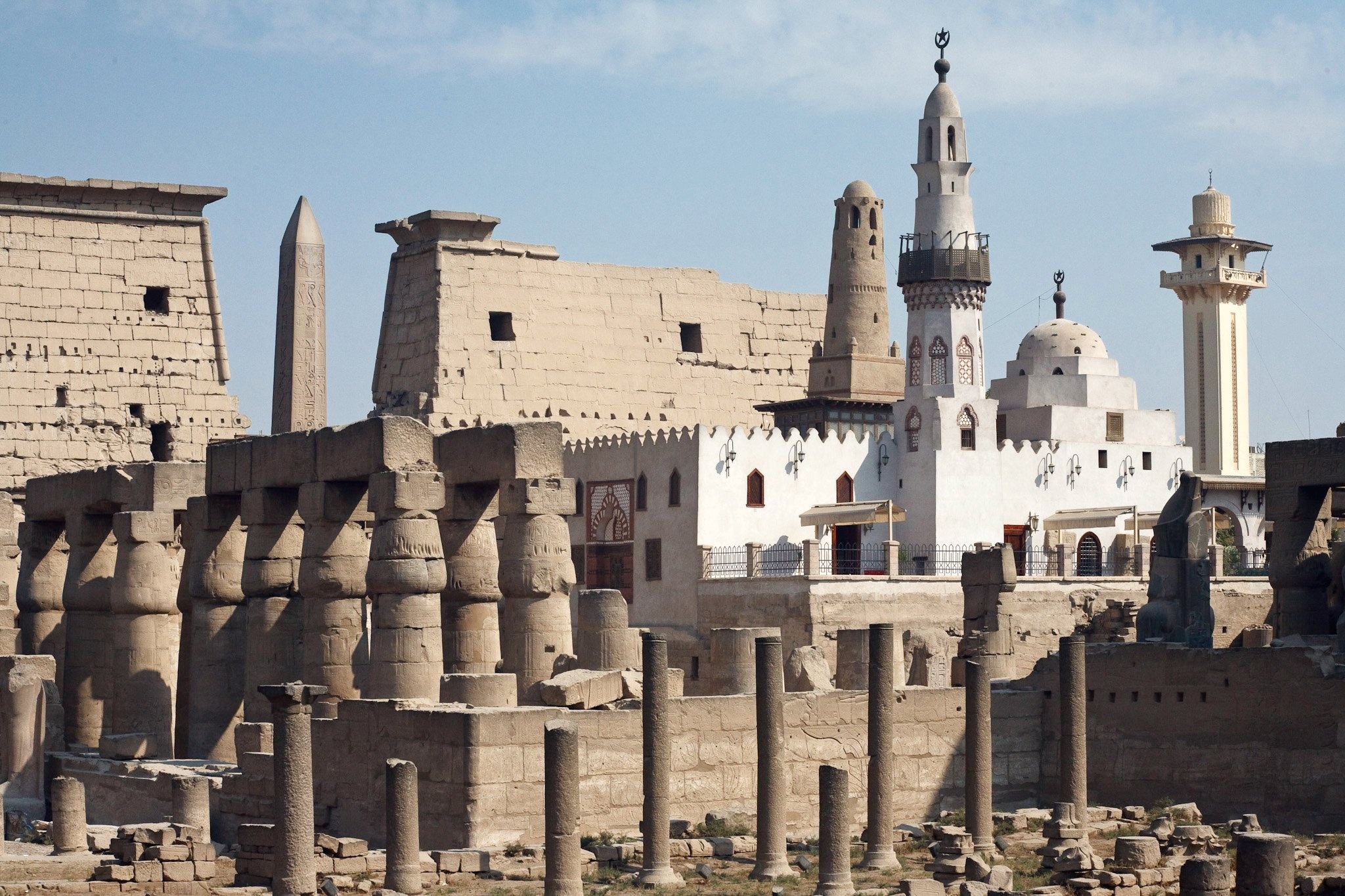 Luxor Temple, Luxor city, Egyptian wonders, Thousand marvels, 2050x1370 HD Desktop