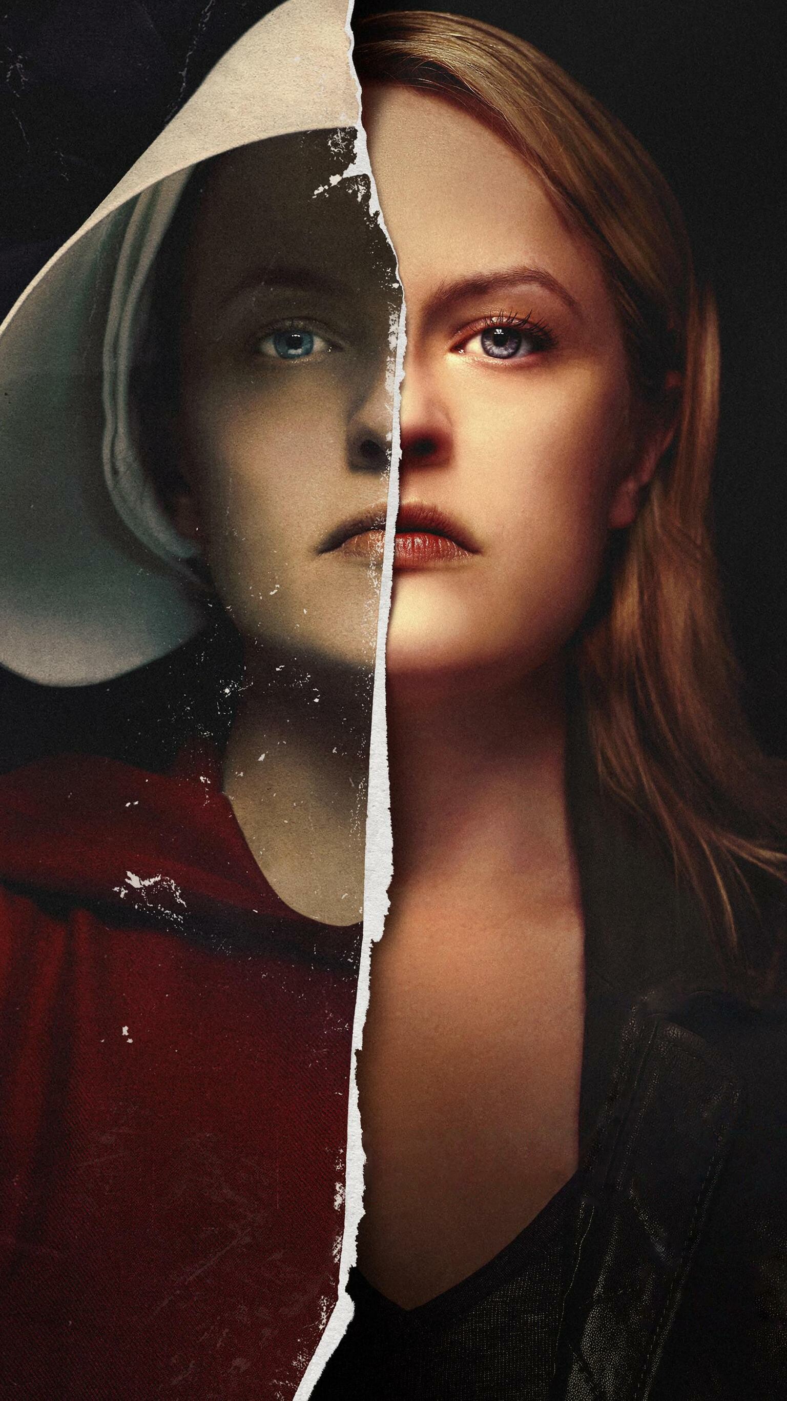 The Handmaid's Tale, Top free wallpapers, Intense drama, 1540x2740 HD Phone