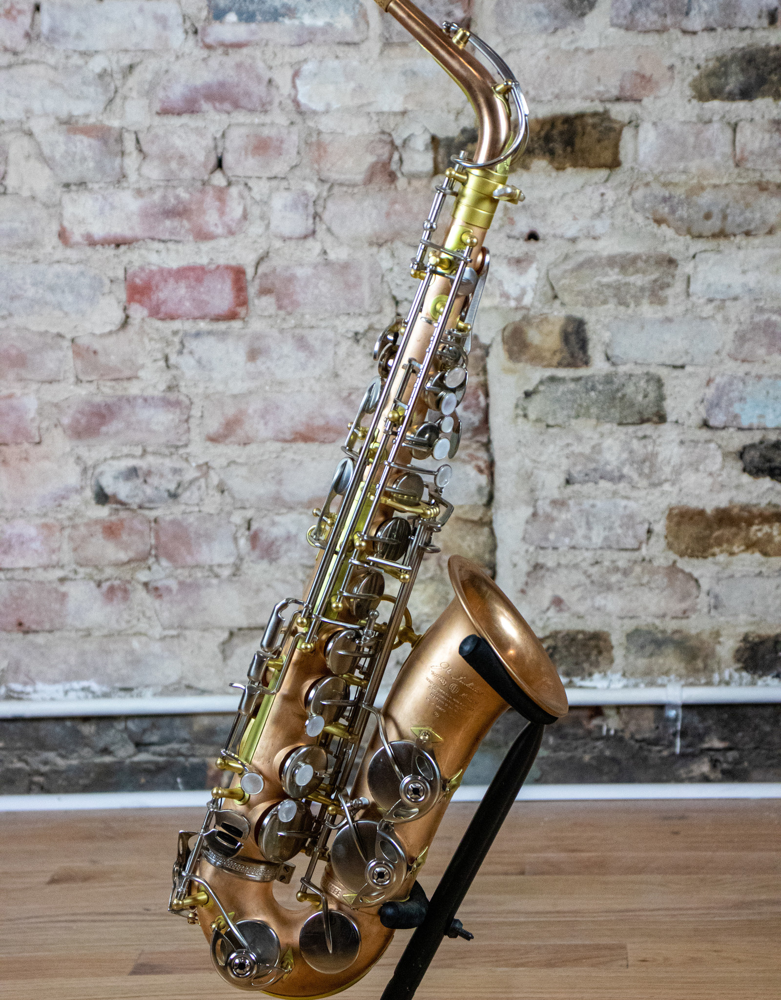 JL Woodwinds Custom Unlacquered Copper Alto, Saxophone Wallpaper, 1600x2050 HD Phone