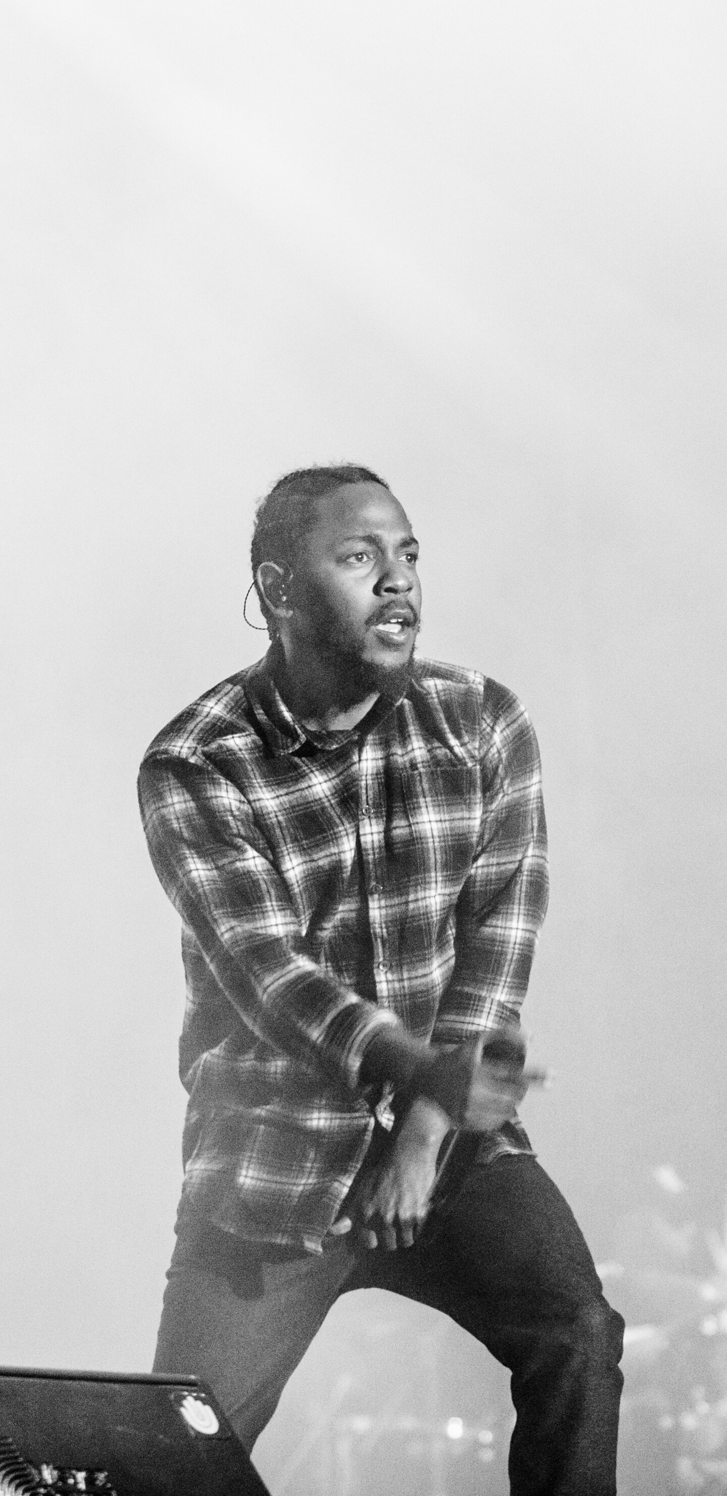 Kendrick Lamar, Monochrome, Samsung Galaxy Note 9, Music, 1440x2960 HD Phone