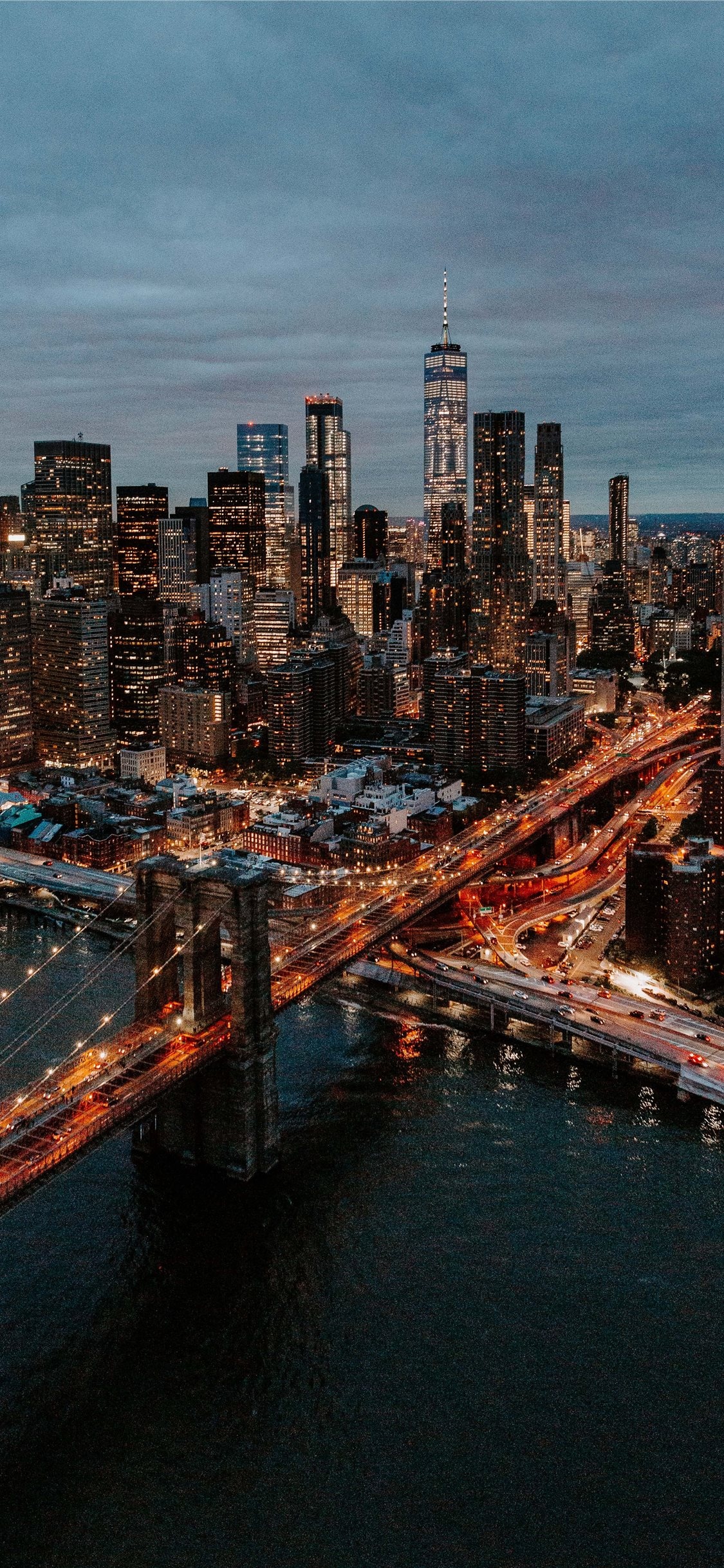 Brooklyn Bridge, Cities Wallpaper, 1130x2440 HD Phone