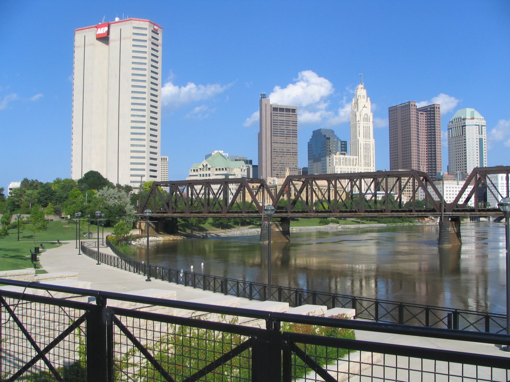 Columbus skyline, Travels, Wallpaper near Columbus, 2050x1540 HD Desktop