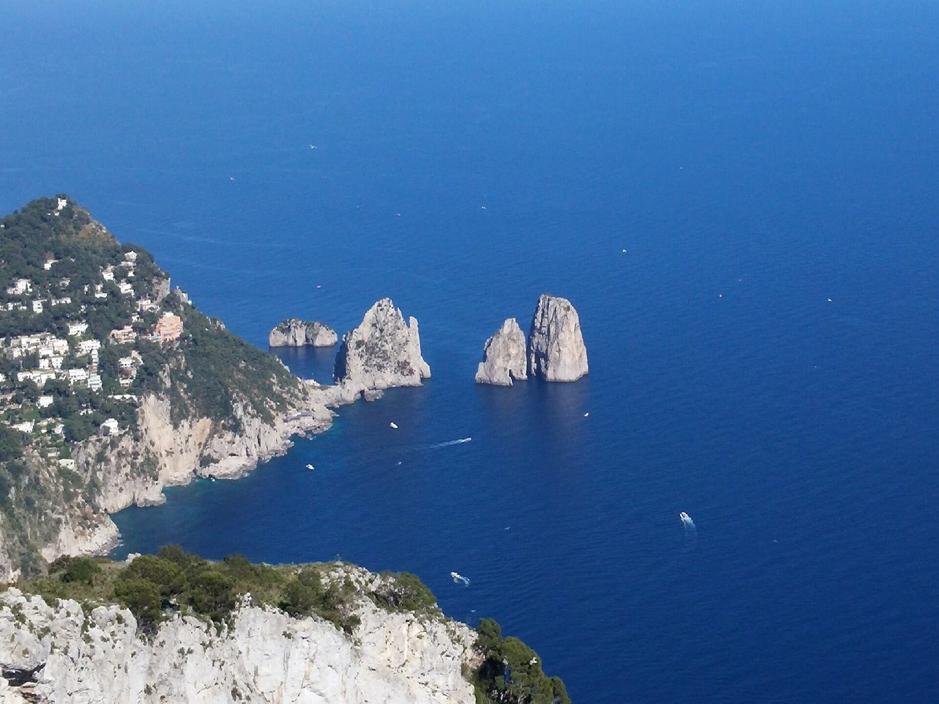 Capri Island, Grand Tour, Historical landmarks, Nature's beauty, 1920x1440 HD Desktop