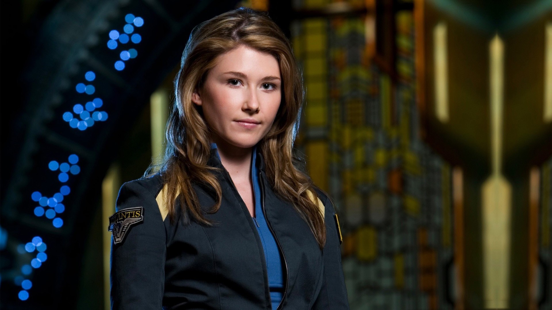 Stargate: Atlantis, Fashion jewel Staite, Screenshot portrait photography, 1920x1080 Full HD Desktop