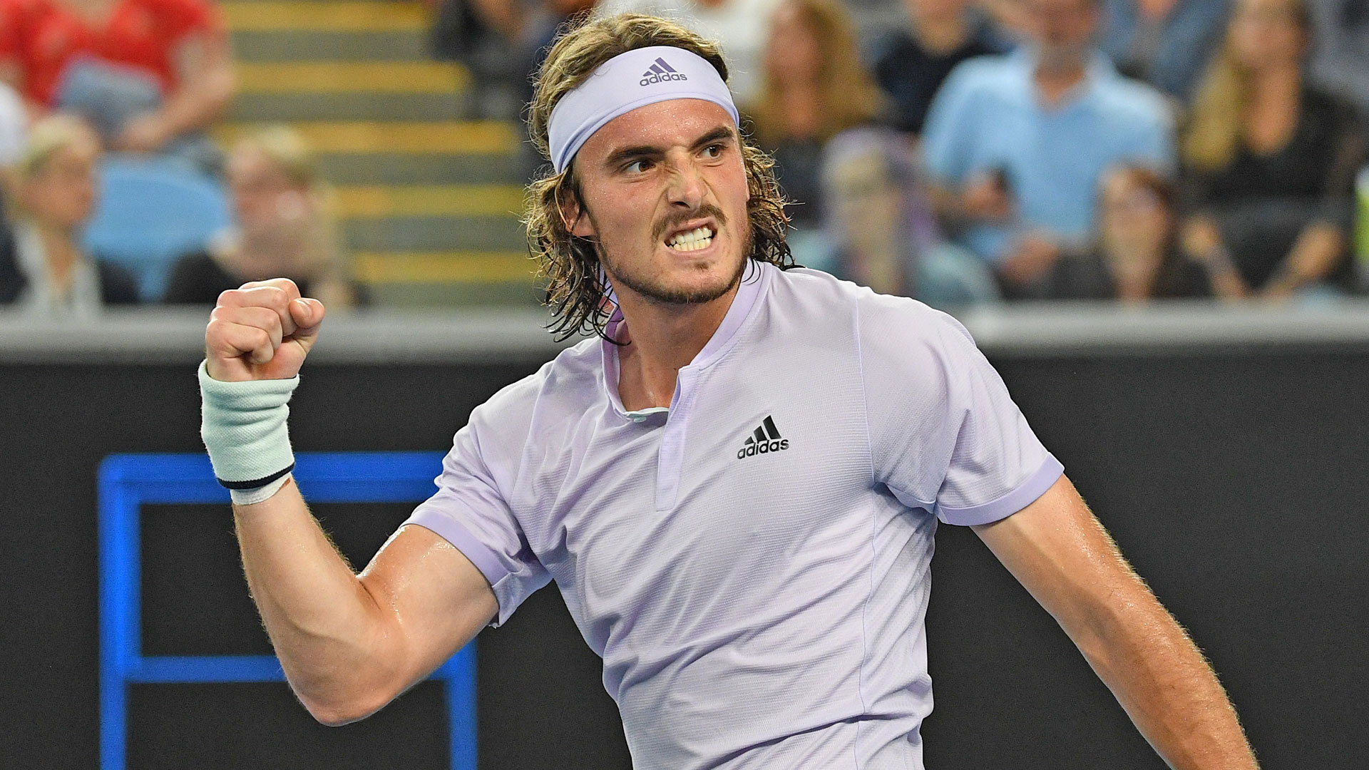 Stefanos Tsitsipas, Respectful fans, Australian Open matches, Greek Herald, 1920x1080 Full HD Desktop