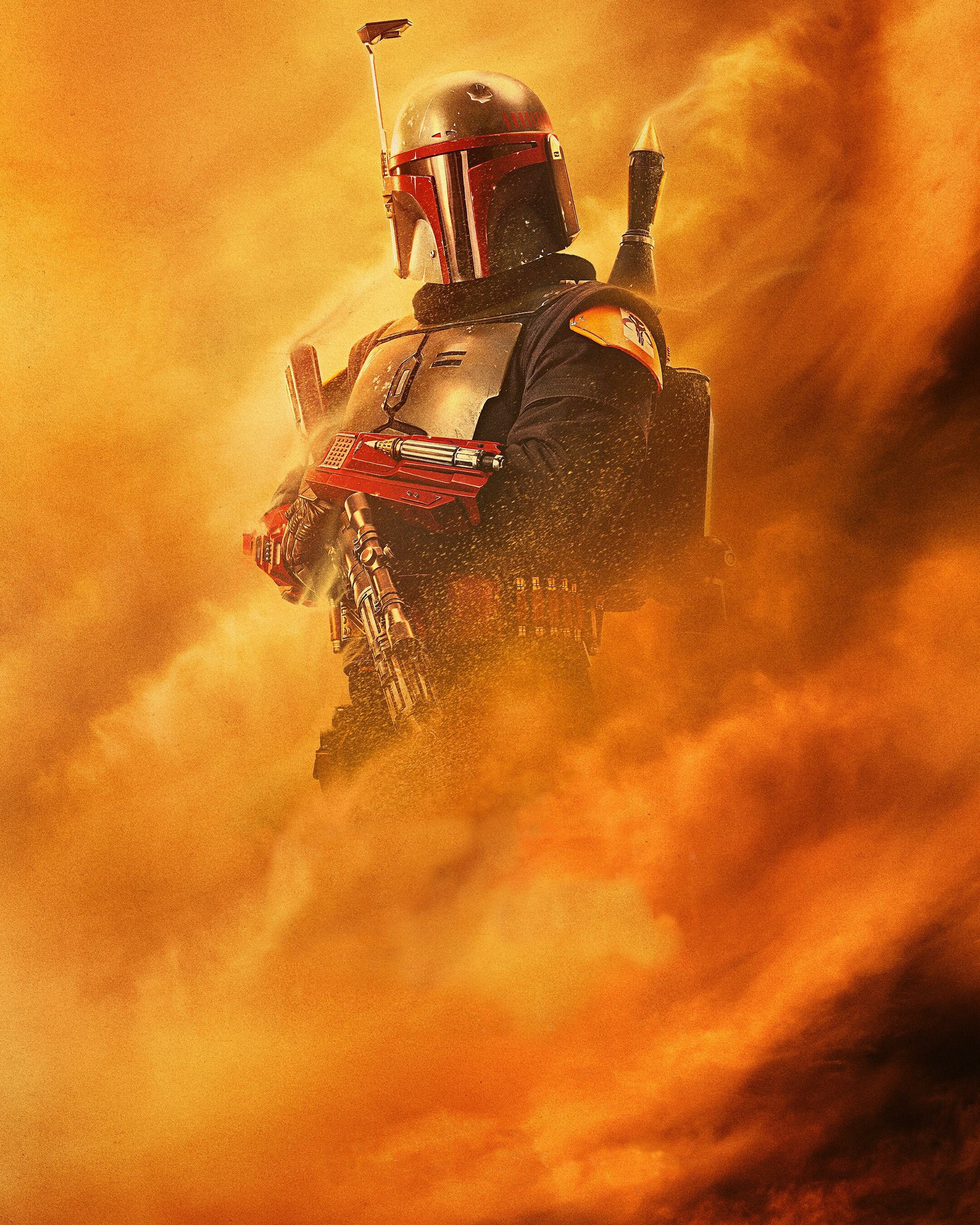 The Book of Boba Fett TV Show, Textless character posters, Artistic design, RStarWars artist, 2160x2700 HD Phone