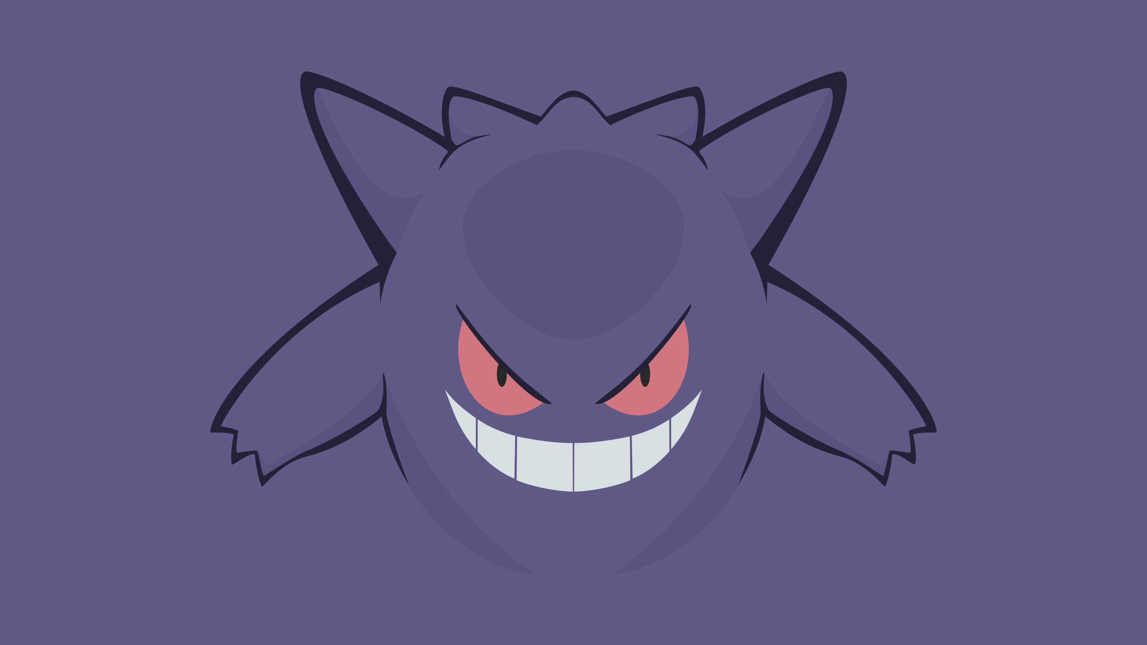 Gengar, Ghost Pokemon Wallpaper, 3840x2160 4K Desktop