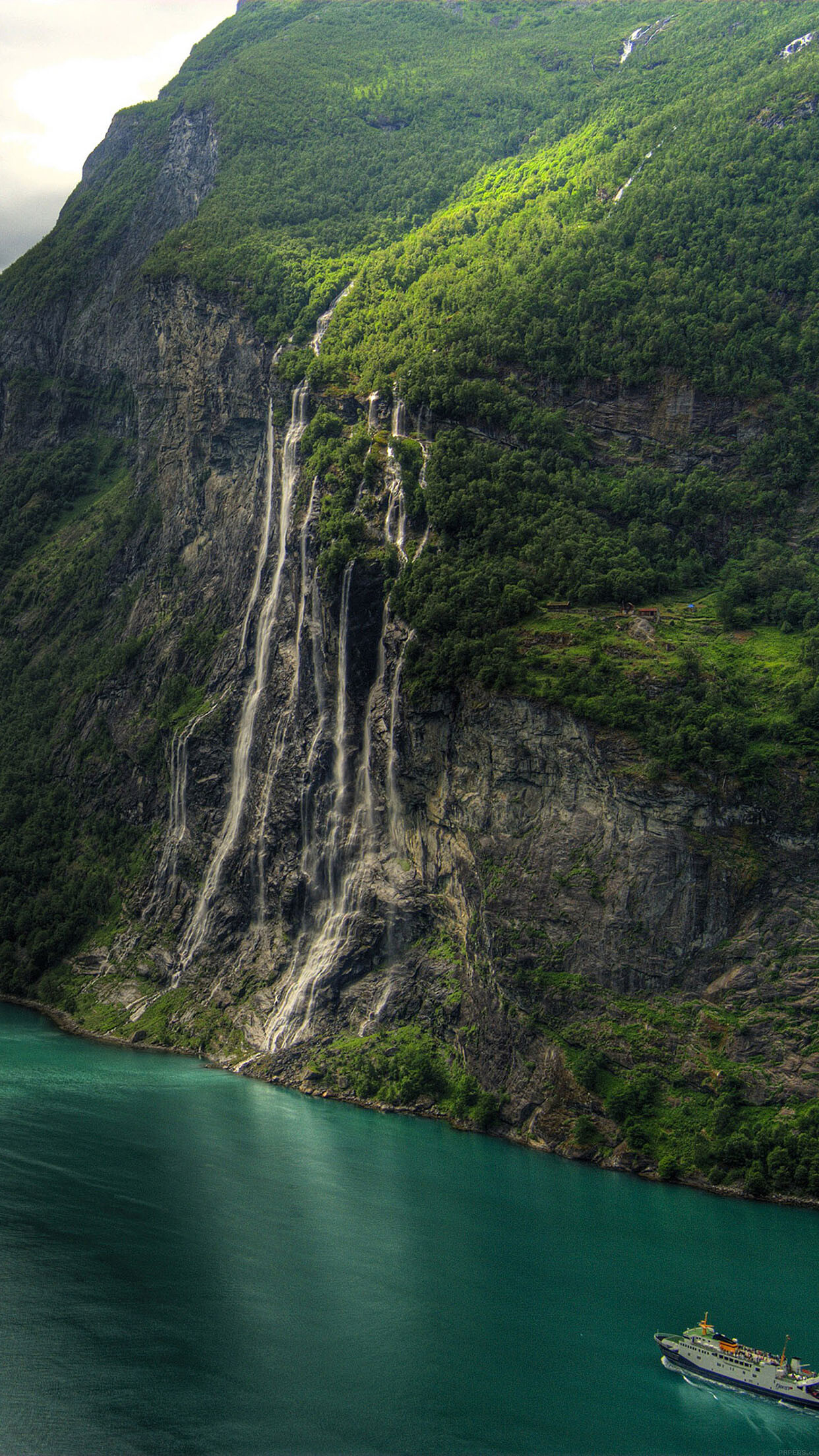 Mountain nature wallpaper, Android background, Vibrant greenwater, Serene landscape, 1250x2210 HD Phone