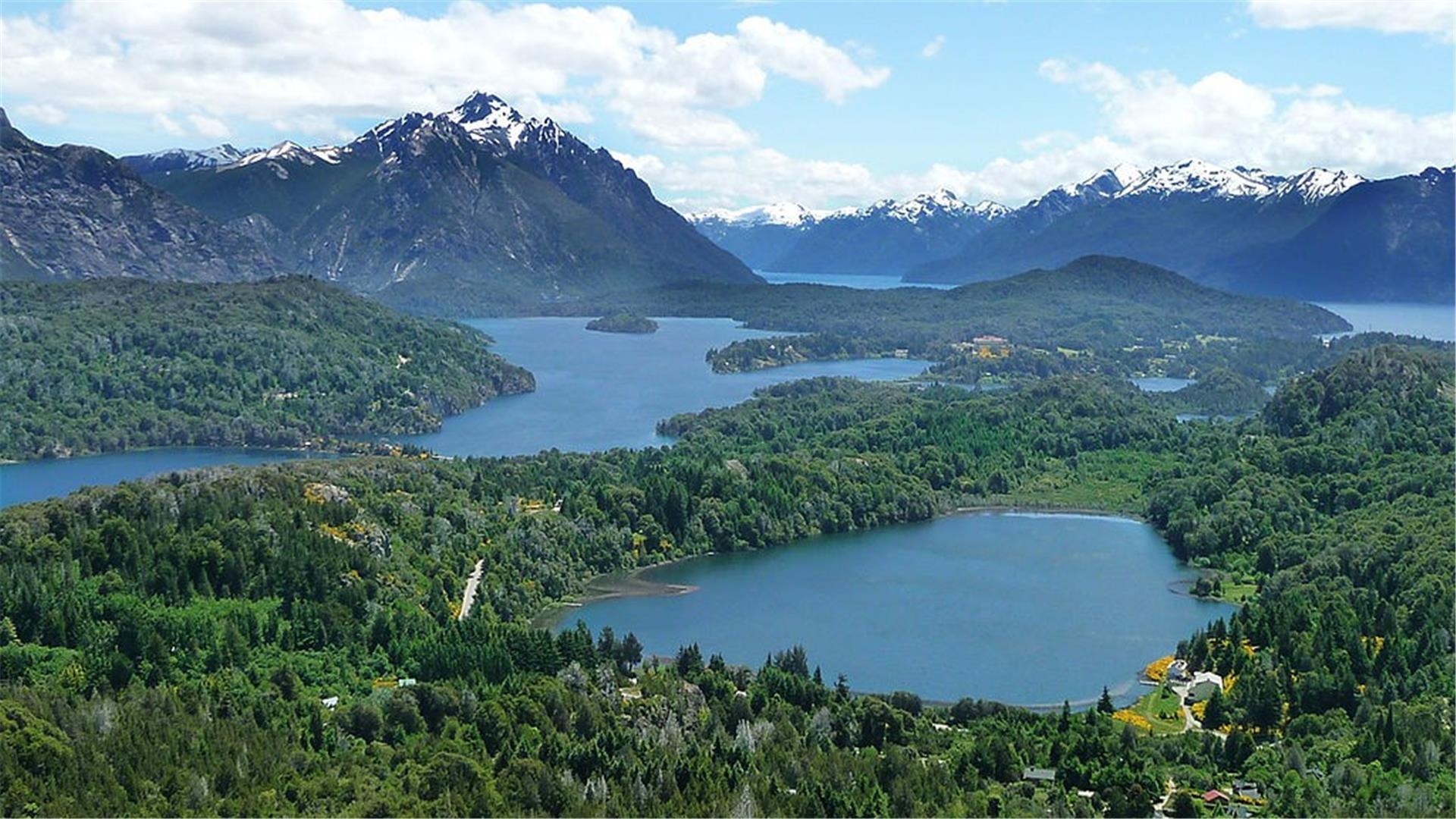 Nahuel Huapi, San Carlos de Bariloche, Wallpapers, 1920x1080 Full HD Desktop