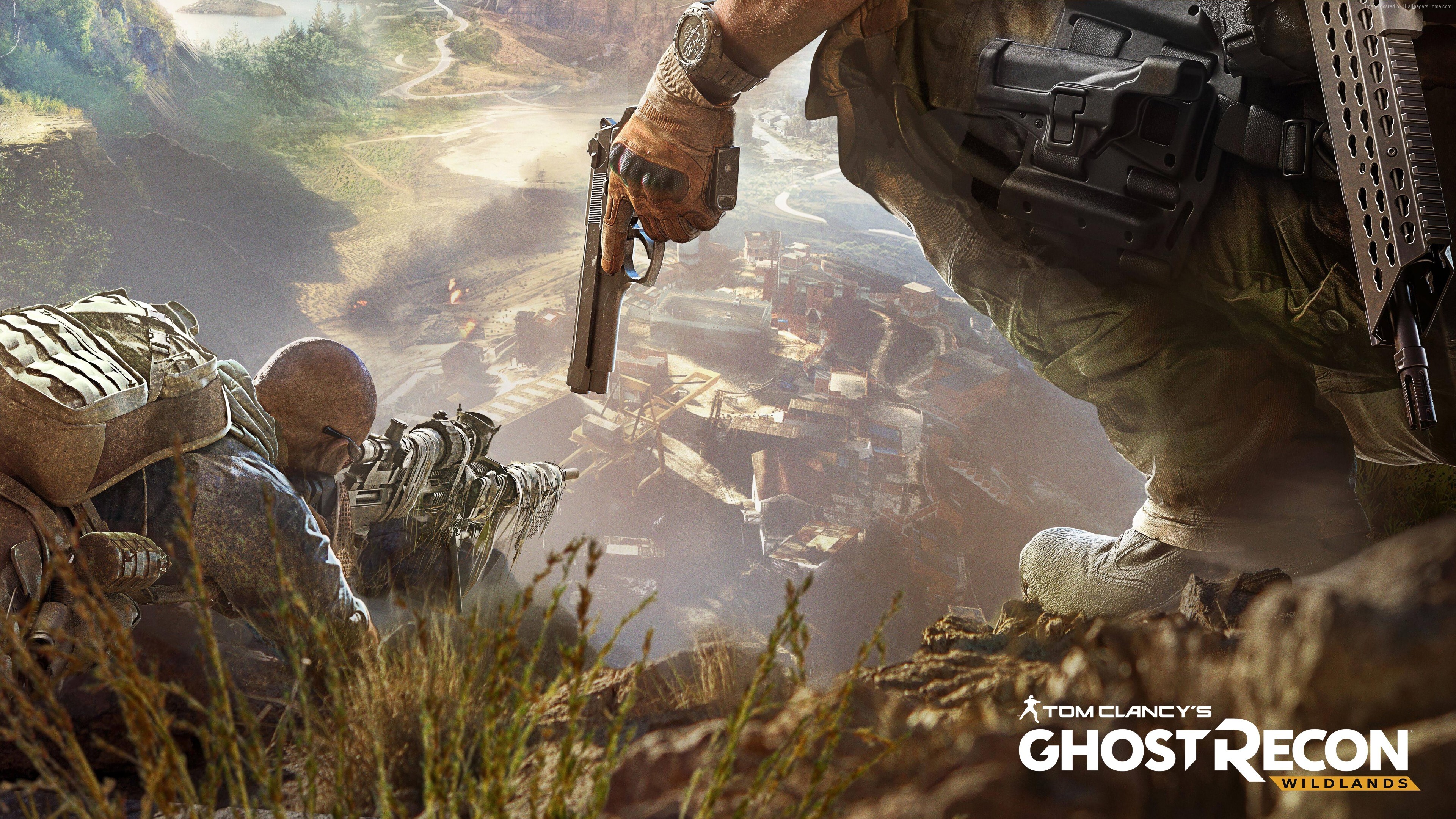 Ghost Recon: Wildlands, 4K gaming, Stunning visuals, Action-packed gameplay, 3840x2160 4K Desktop