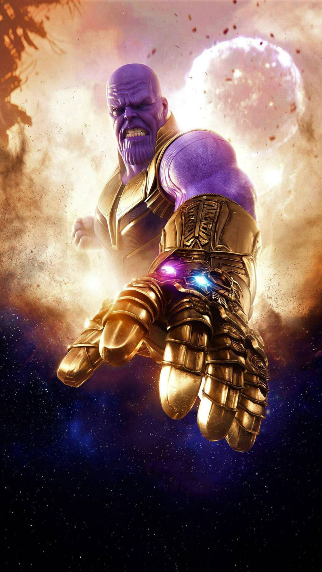 Thanos, Avengers Wallpaper, 1350x2400 HD Phone