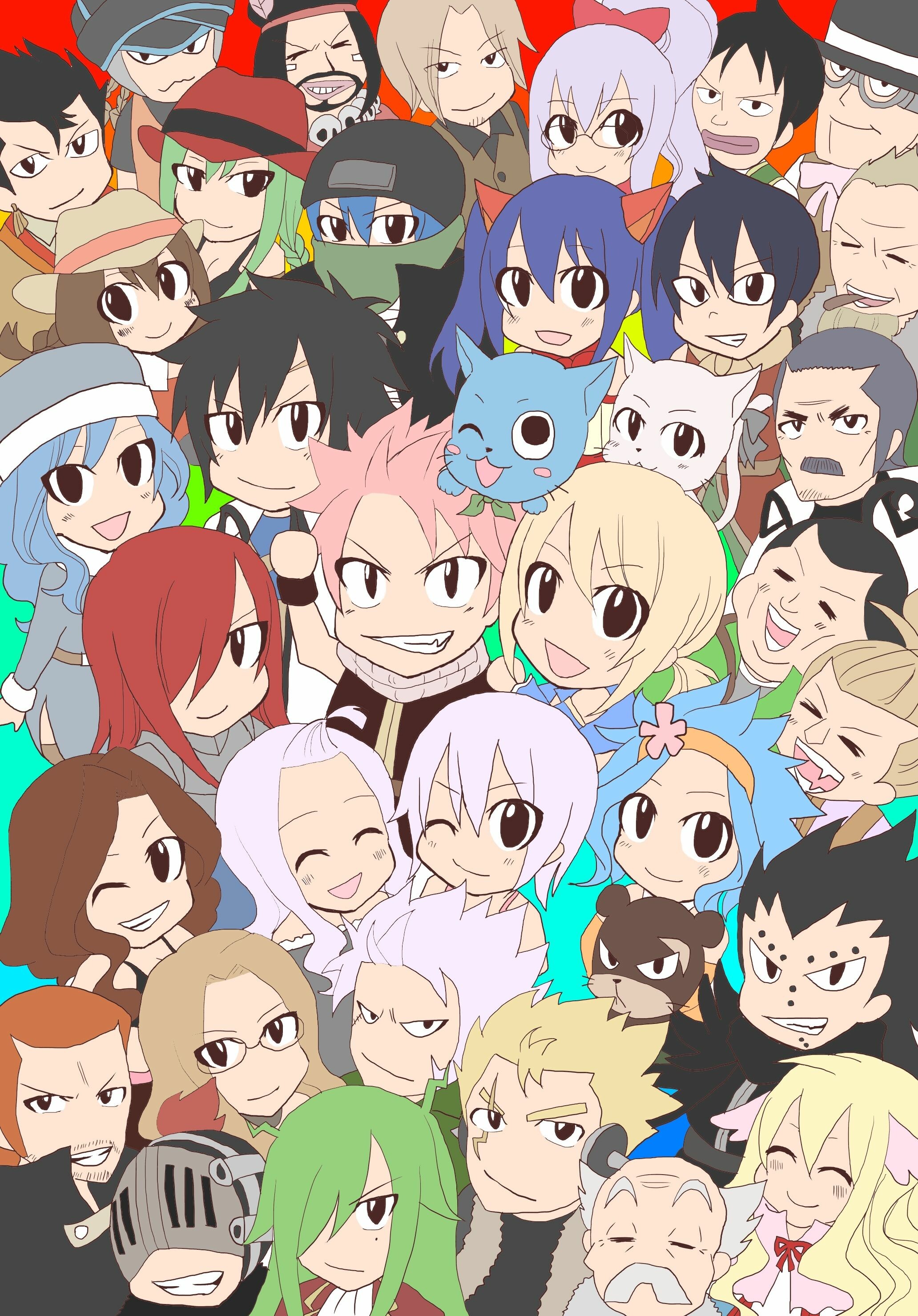 Chibi, Fairy Tail Wallpaper, 2070x2960 HD Phone